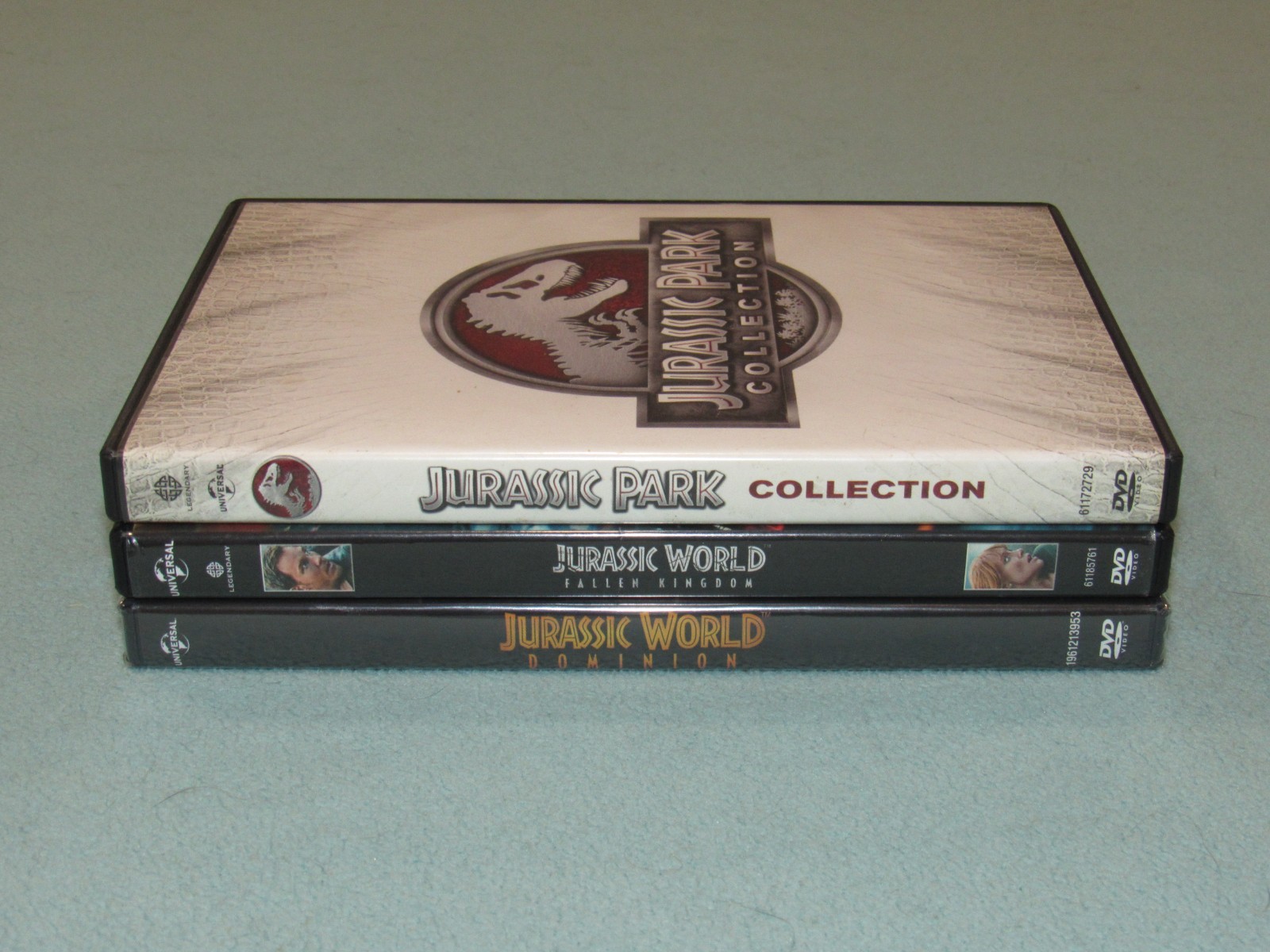 6 DVD Lot: JURASSIC PARK TRILOGY & WORLD TRILOGY Complete Collection (8 Discs)