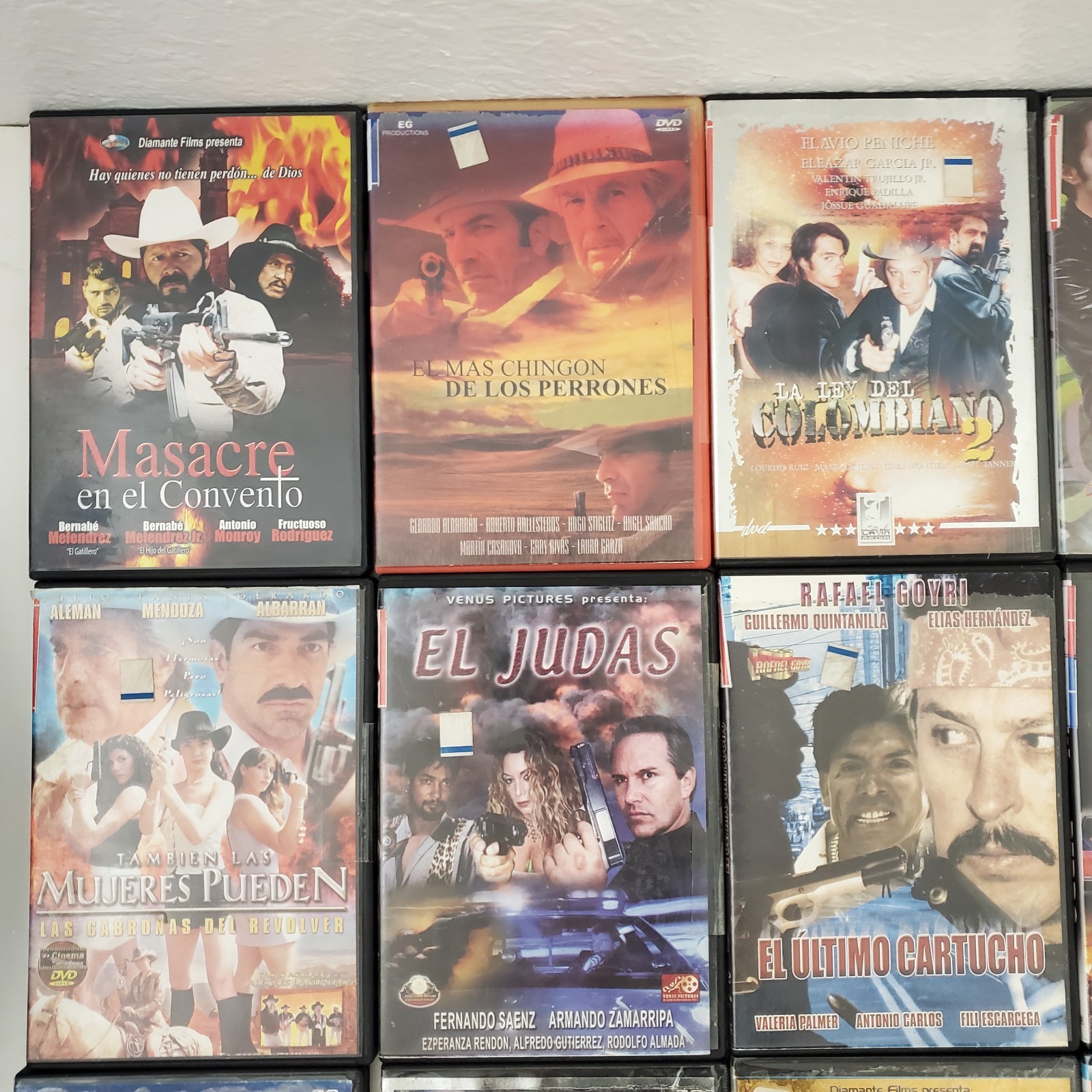 40 DVD Spanish Movies lot Peliculas Mexicanas Mexican Espanol