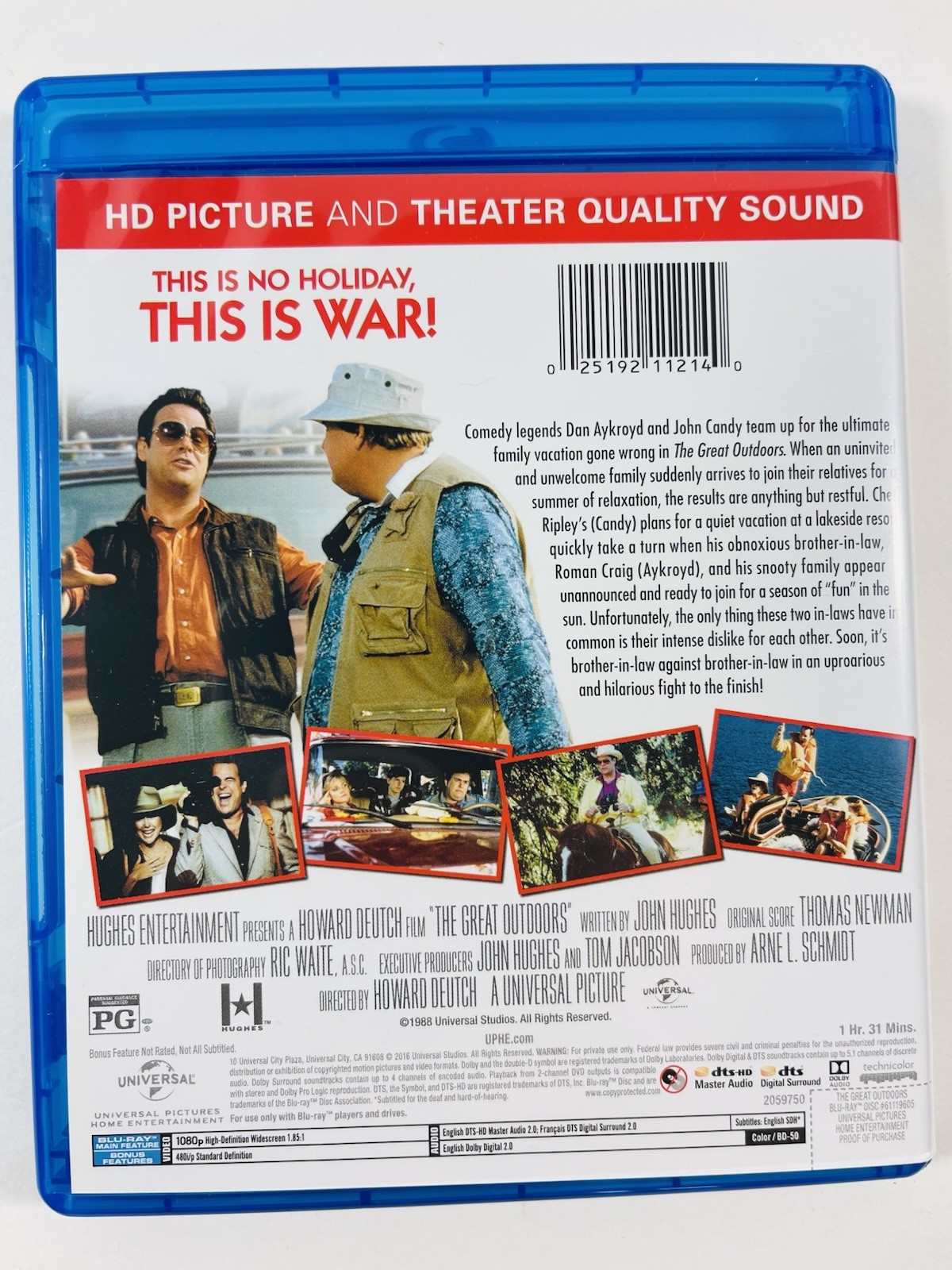 The Great Outdoors Blu-ray (1988) Like New