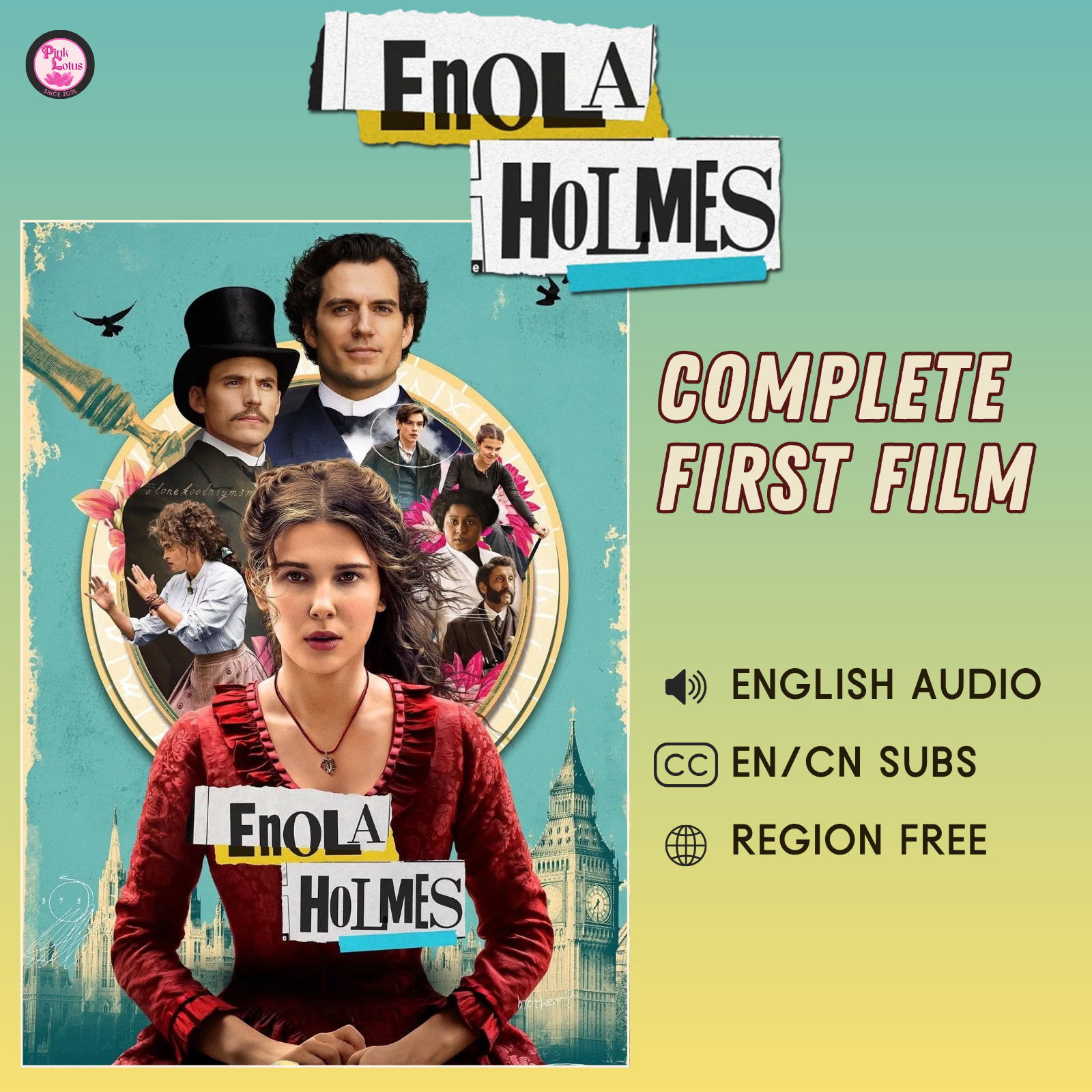 Enola Holmes Series 1 & 2 (2020-2022) DVD | Pick Movie or Complete Set