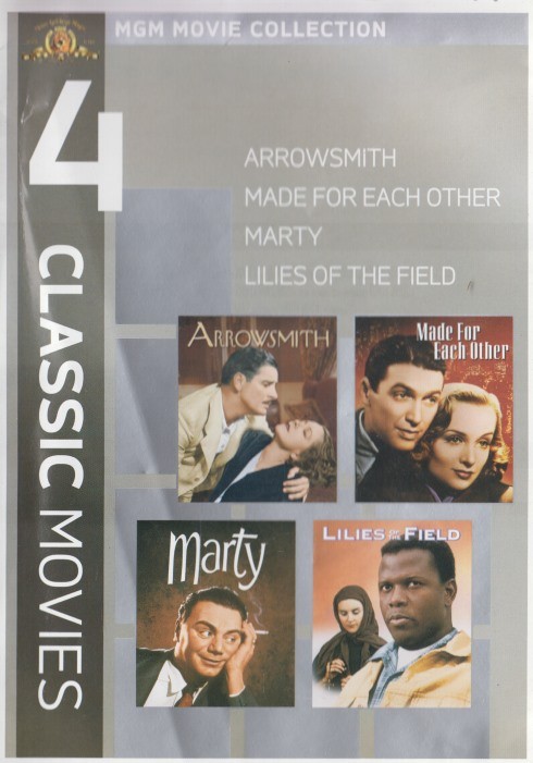 MGM Movie Collection DVD VIDEO Classic Dramas Arrowsmith, Marty, Lilies Field +