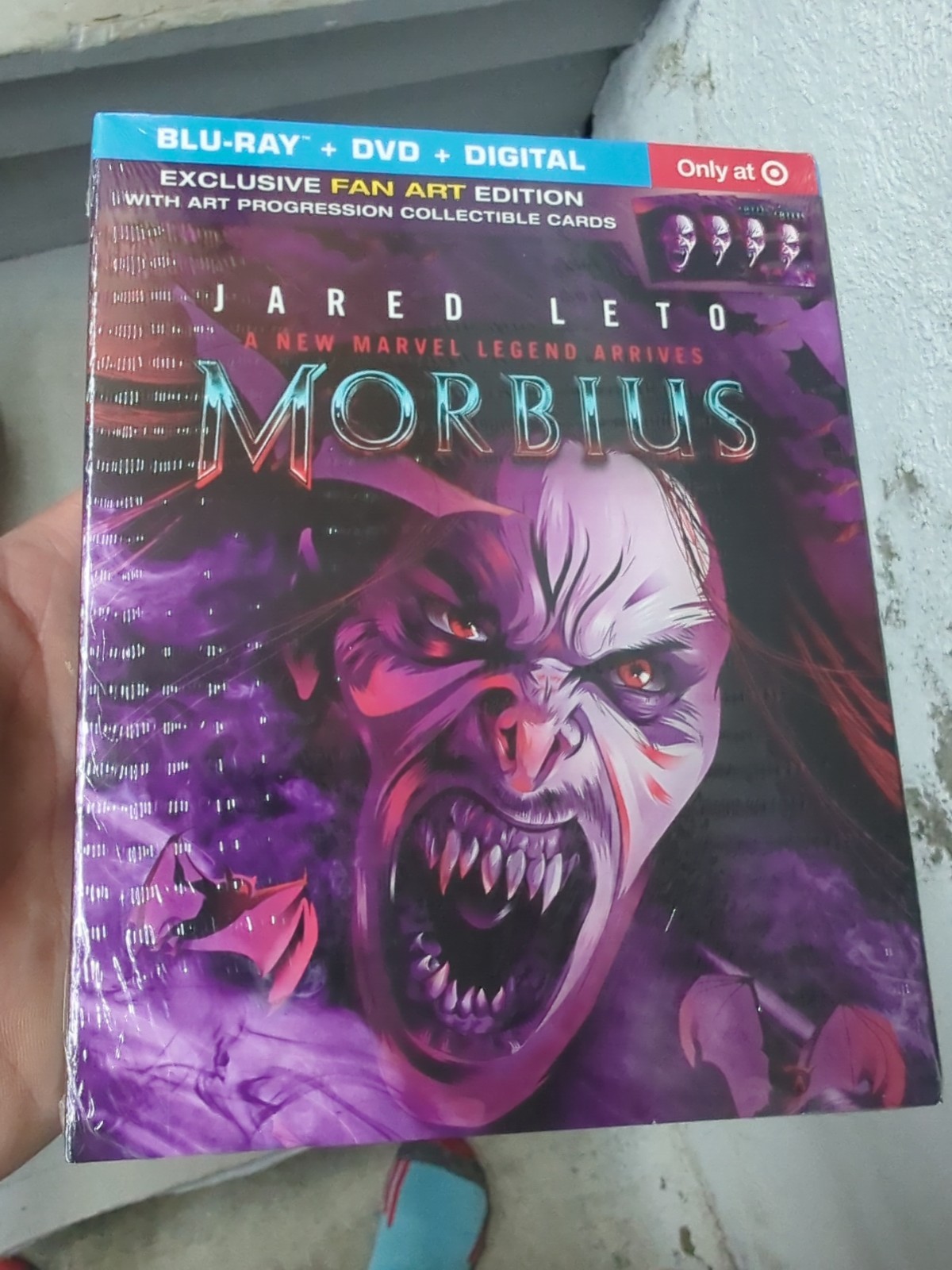Morbius – Target Exclusive – Blu-Ray / DVD + Art Cards – New