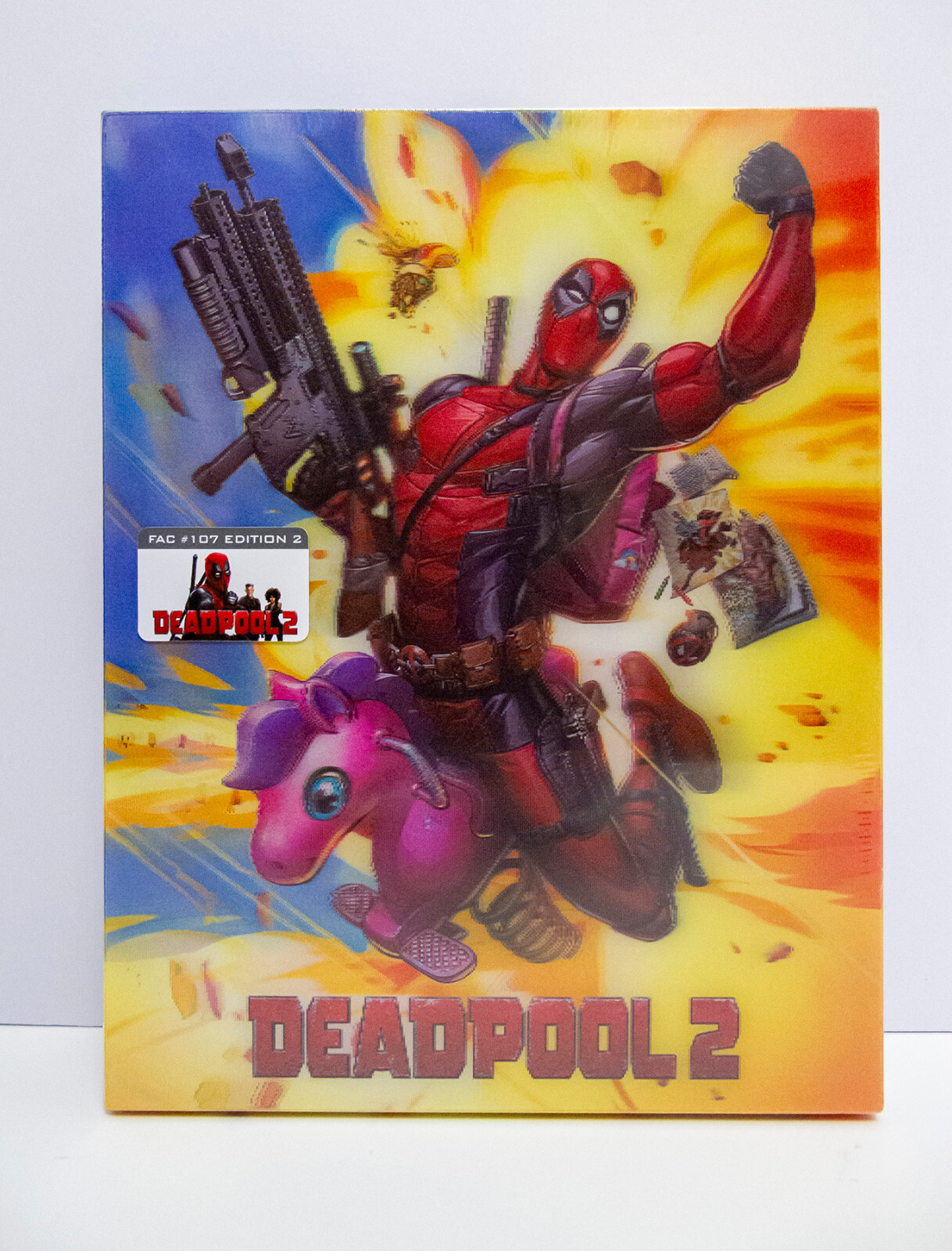 Deadpool 2 Blu-ray Steelbook Filmarena FAC #107 Edition #2 XL Lenticular 553/750