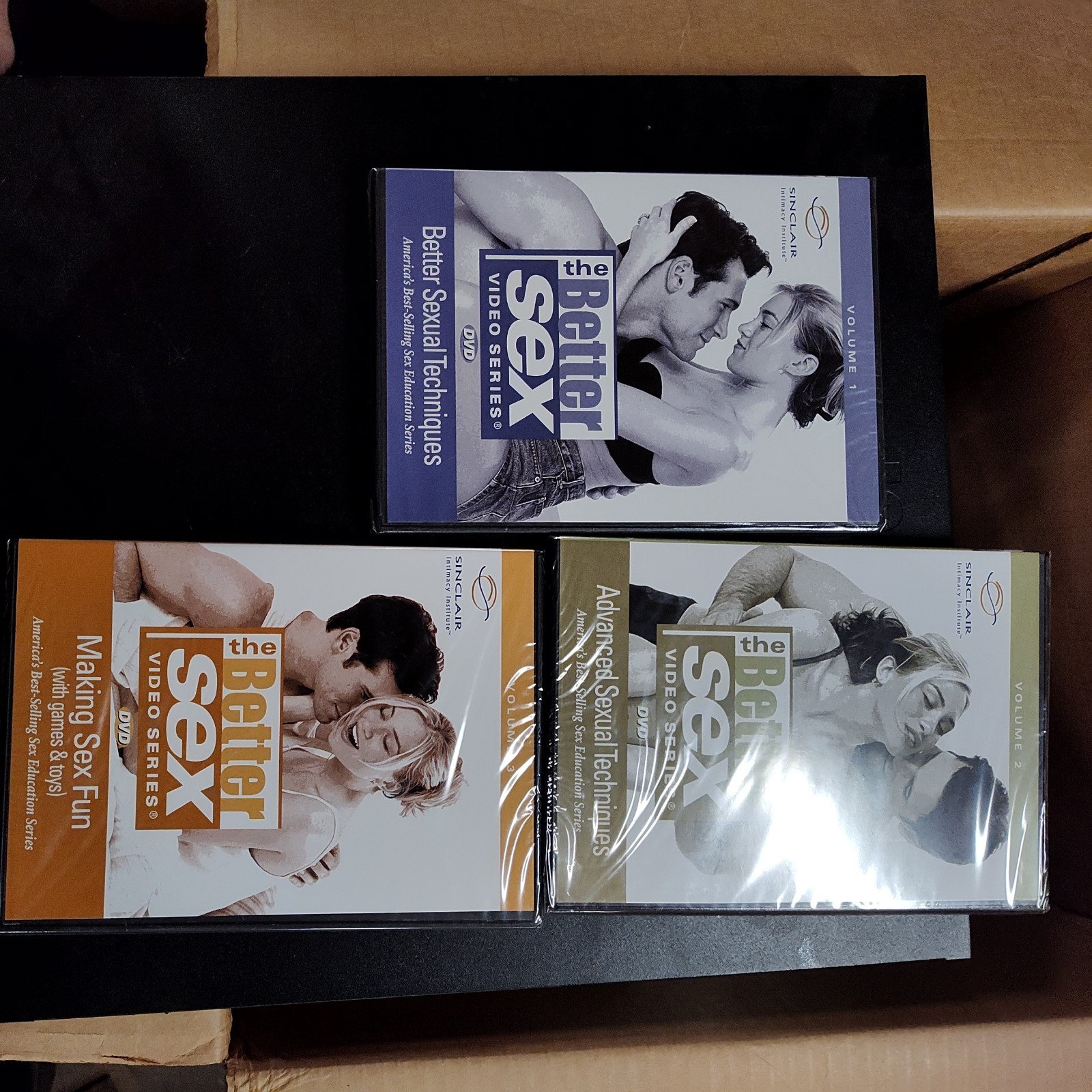 Better Sex Video Series Volumes 1, 2, 3 DVDs Great Lovers Are Made DVD 3