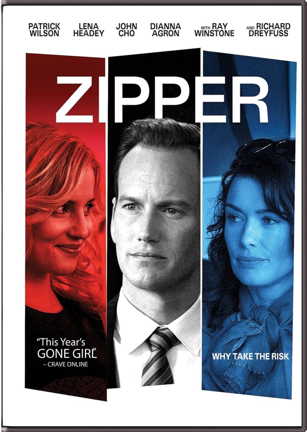 Zipper (DVD) PATRICK WILSON **BRAND NEW** SEALED***