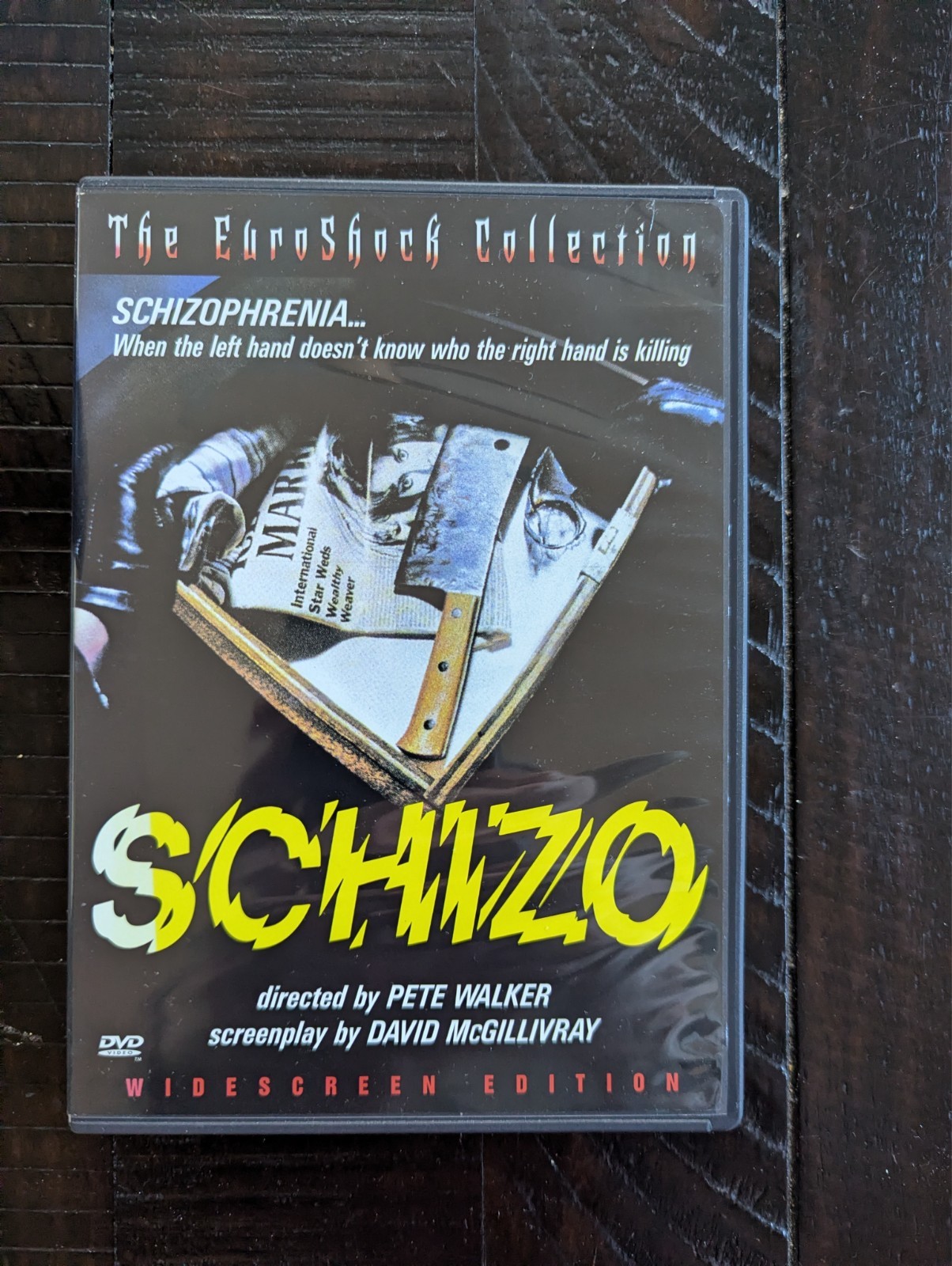 Schizo DVD Out of Print RARE EuroShock Collection Pete Walker Cult Classic OOP