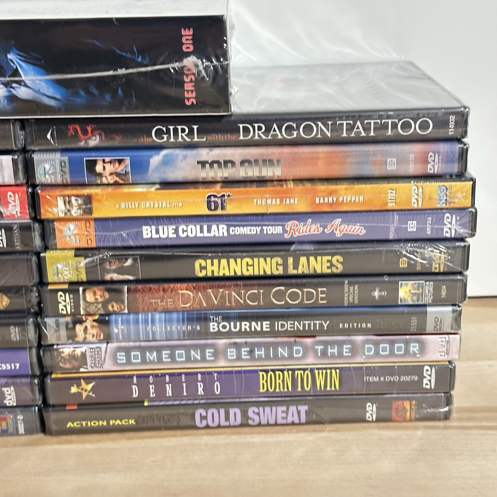 20 DVD Lot Action Thriller Spy Crime Drama Reservoir Top Gun Bourne NEW SEALED