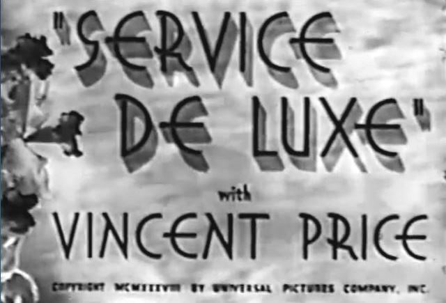 SERVICE DE LUXE 1938 CONSTANCE BENNETT, VINCENT PRICE, region free DVD