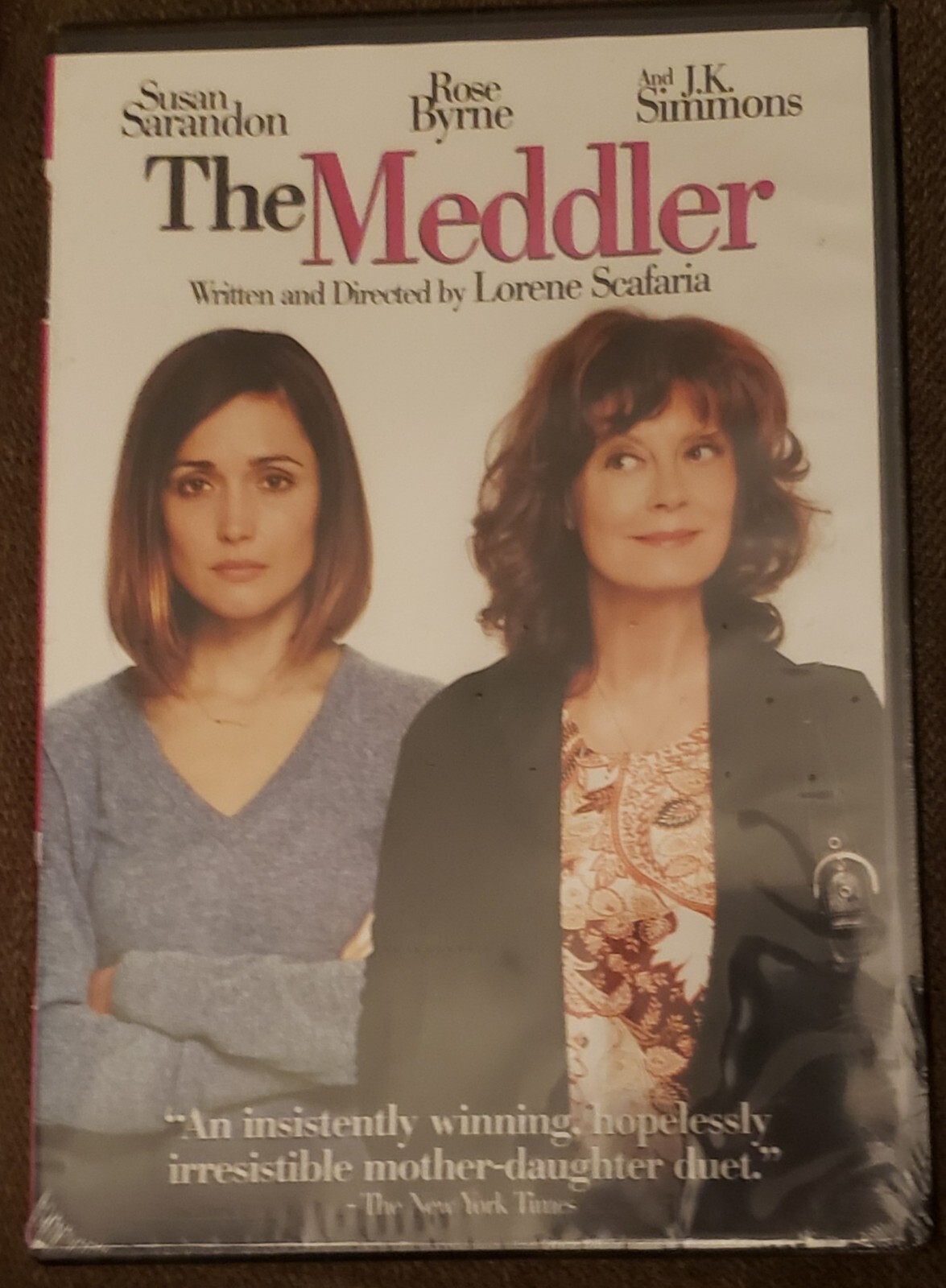 The Meddler DVD New Rose Byrne Susan Sarandon JK Simmons Lorene Scafaria