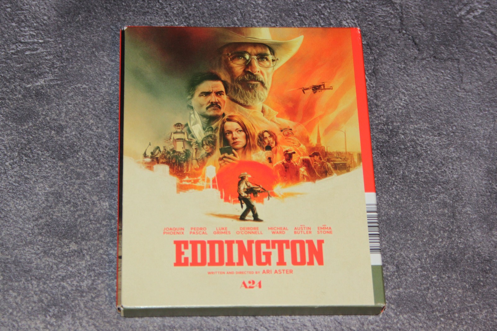 Eddington Blu-ray Movie With Postcards, Joaquin Phoenix,Pedro Pascal, Widescreen