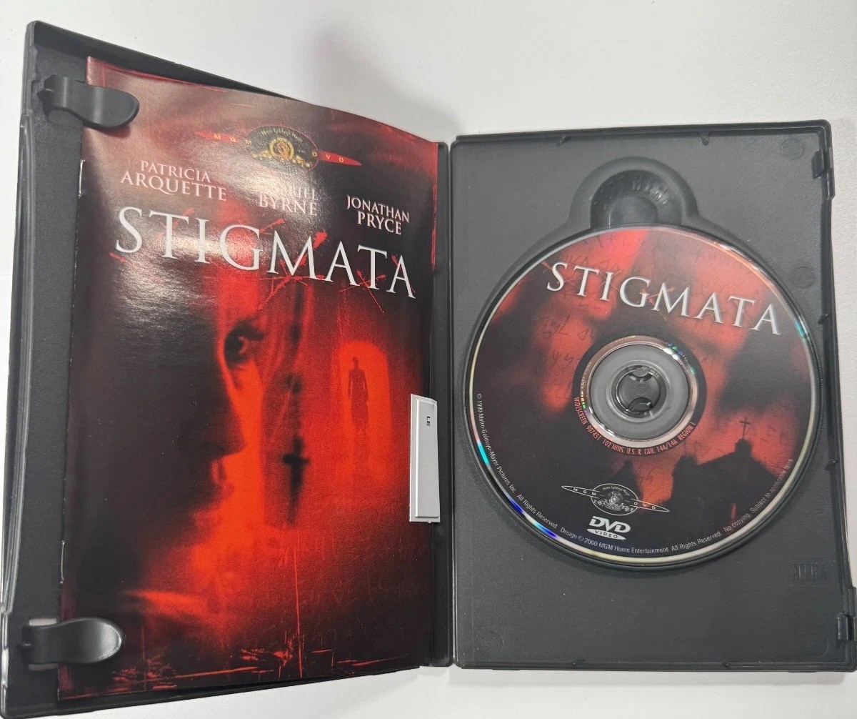Stigmata DVD 1999 Patricia Arquette Gabriel Byrne MGM Widescreen w/ Booklet