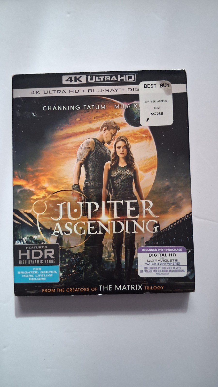 Jupiter Ascending (2015) 4K Ultra HD Blu-ray 2-Disc US Release w/Channing Tatum