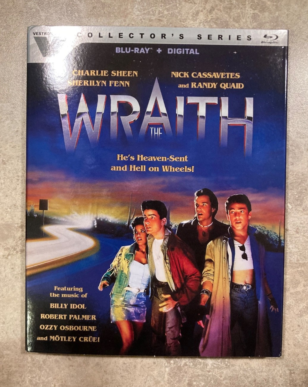 BLU RAY – THE WRAITH + RARE OOP Slipcover – 80’s Horror Vestron Remastered NEW
