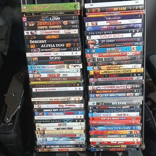 Mixed Lot of Movie DVDs – Various Titles, Assorted DVDs (Multiple Disc Cases)