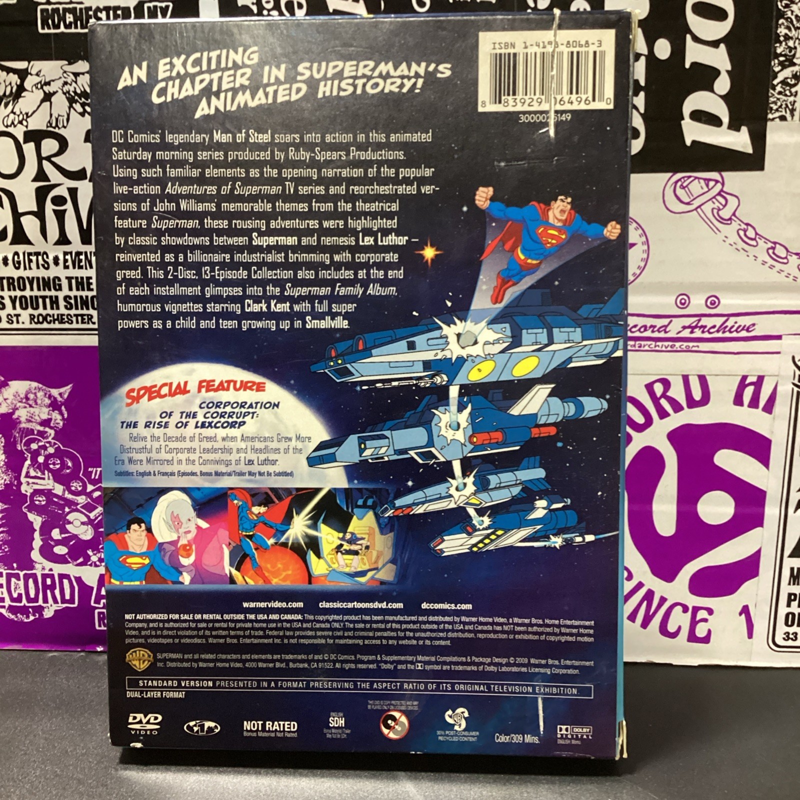 Ruby-Spears Superman: DC Comics Classic Collection (DVD, 1988)