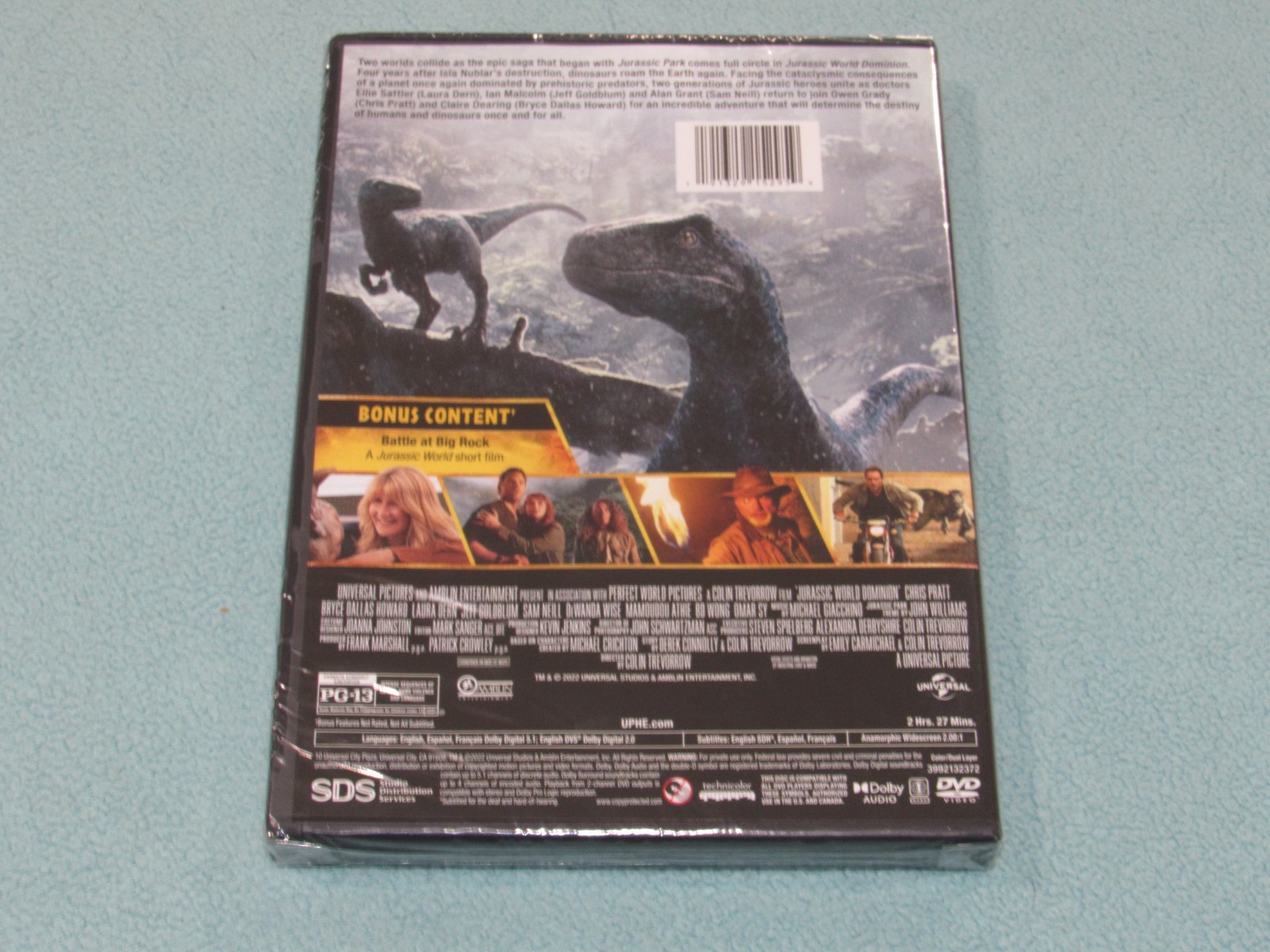 6 DVD Lot: JURASSIC PARK TRILOGY & WORLD TRILOGY Complete Collection (8 Discs)