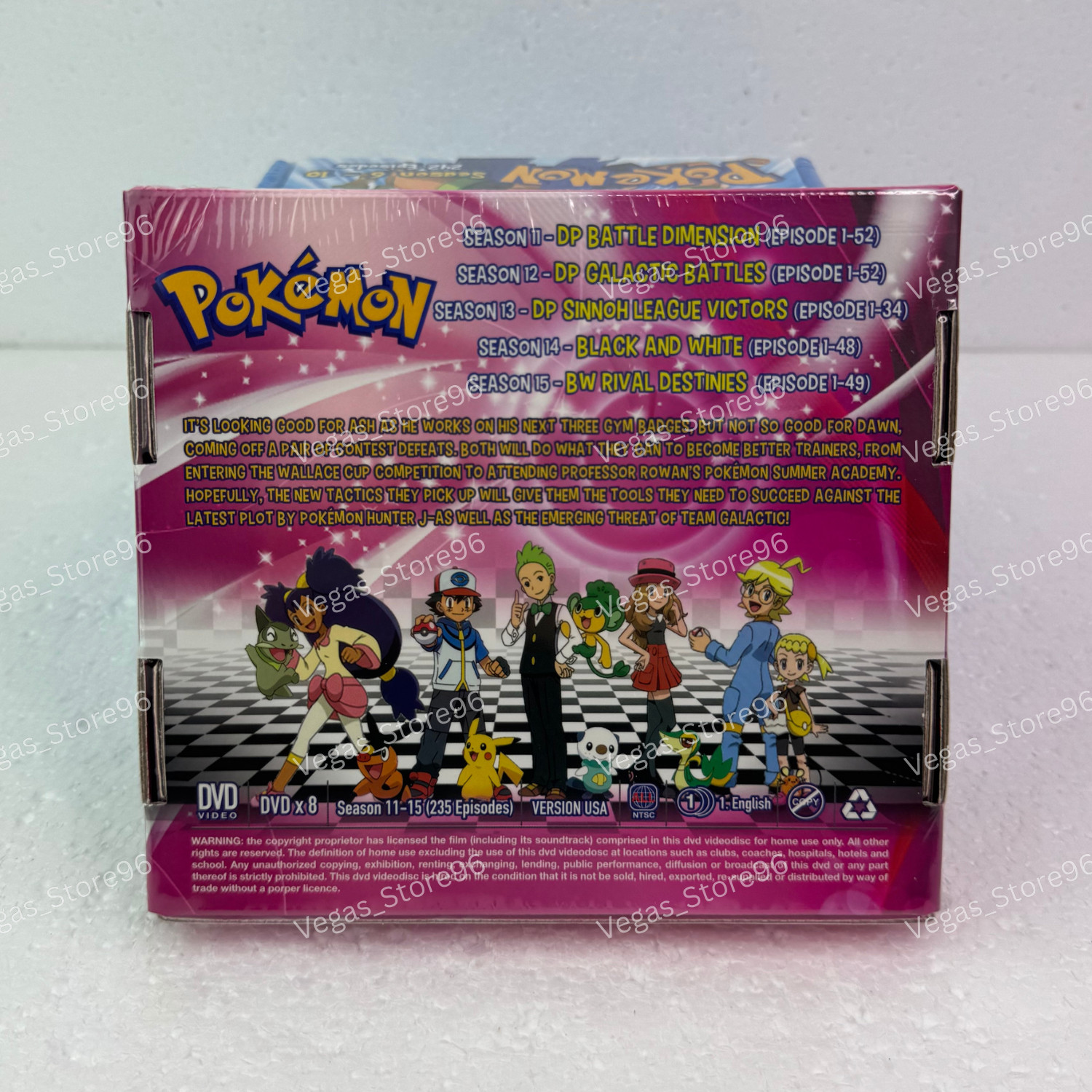 Pokemon Complete Series (Season 1-25 + 21 Movies) DVD USA English Ver All Region