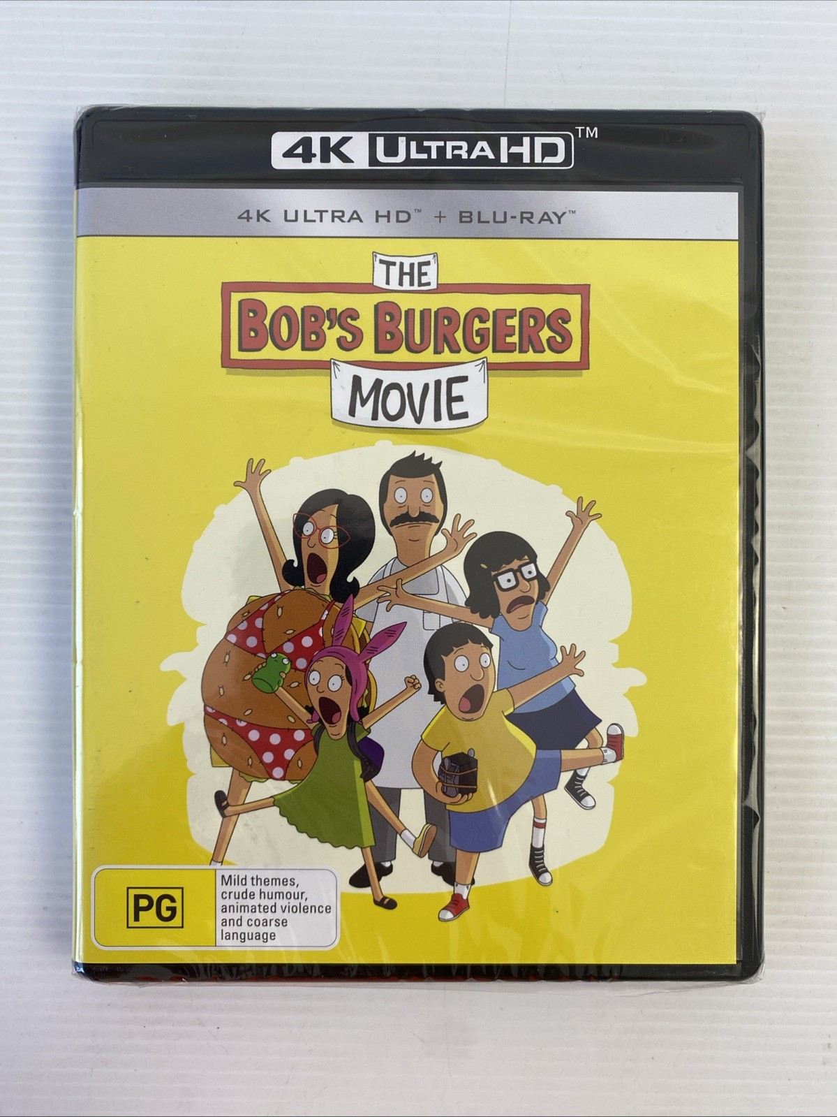 The Bob’s Burgers Movie (4K UHD & Blu Ray – 2022) Brand New Sealed