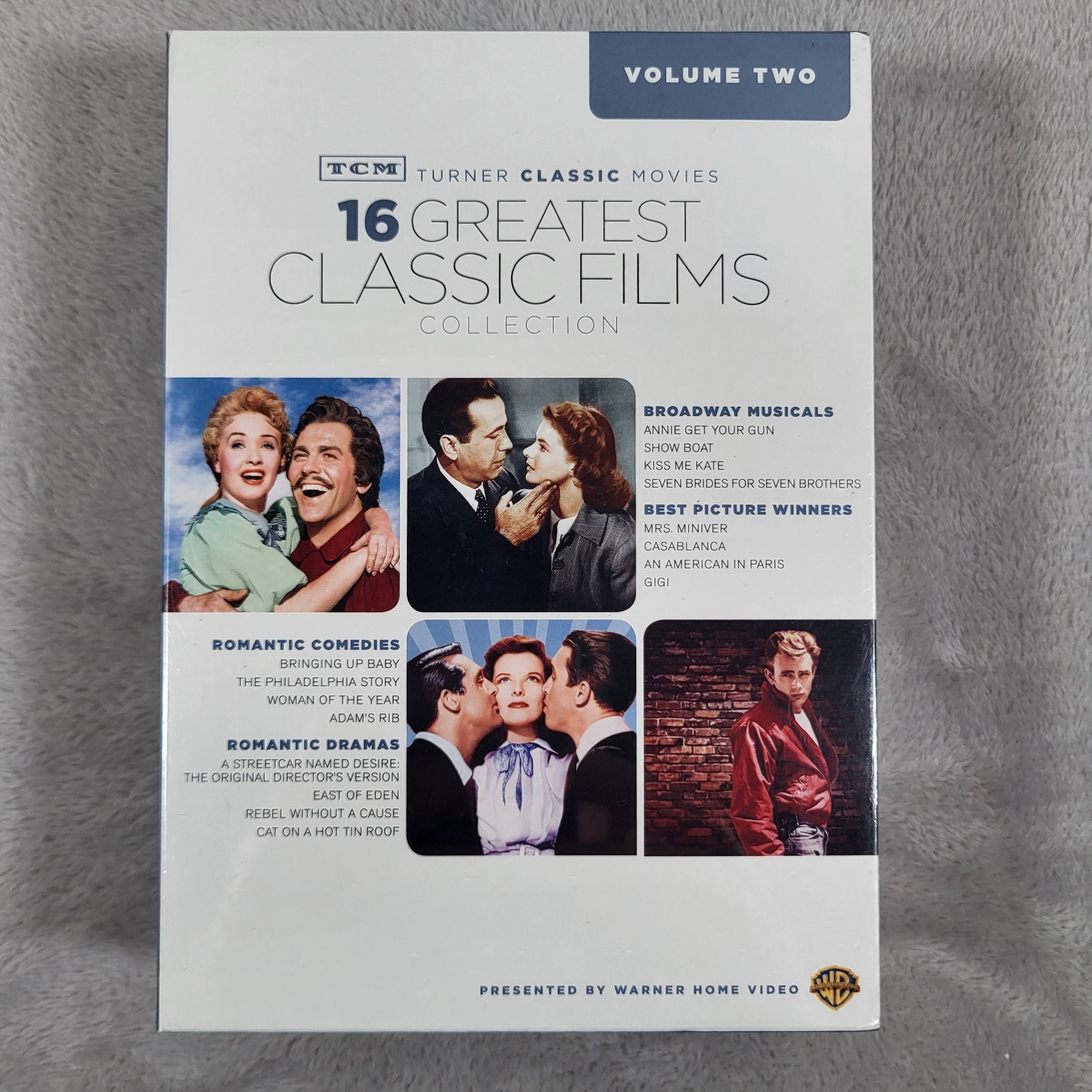 TCM 16 Greatest Classic Films Collection Vol. 2 DVD Box Set Broadway Romance NEW
