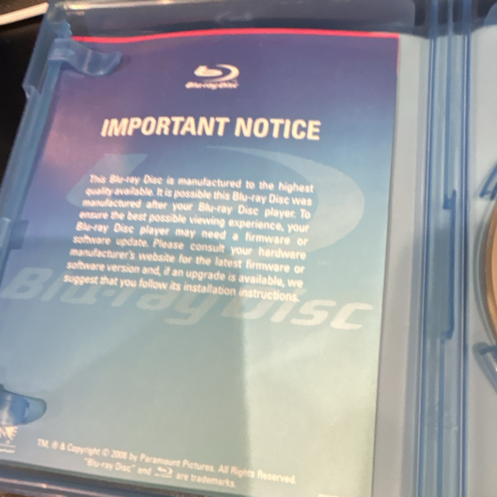 Paramount Days of Thunder Blu-ray Tom Cruise Tony Scott PG-13 WS 107m 2.35:1