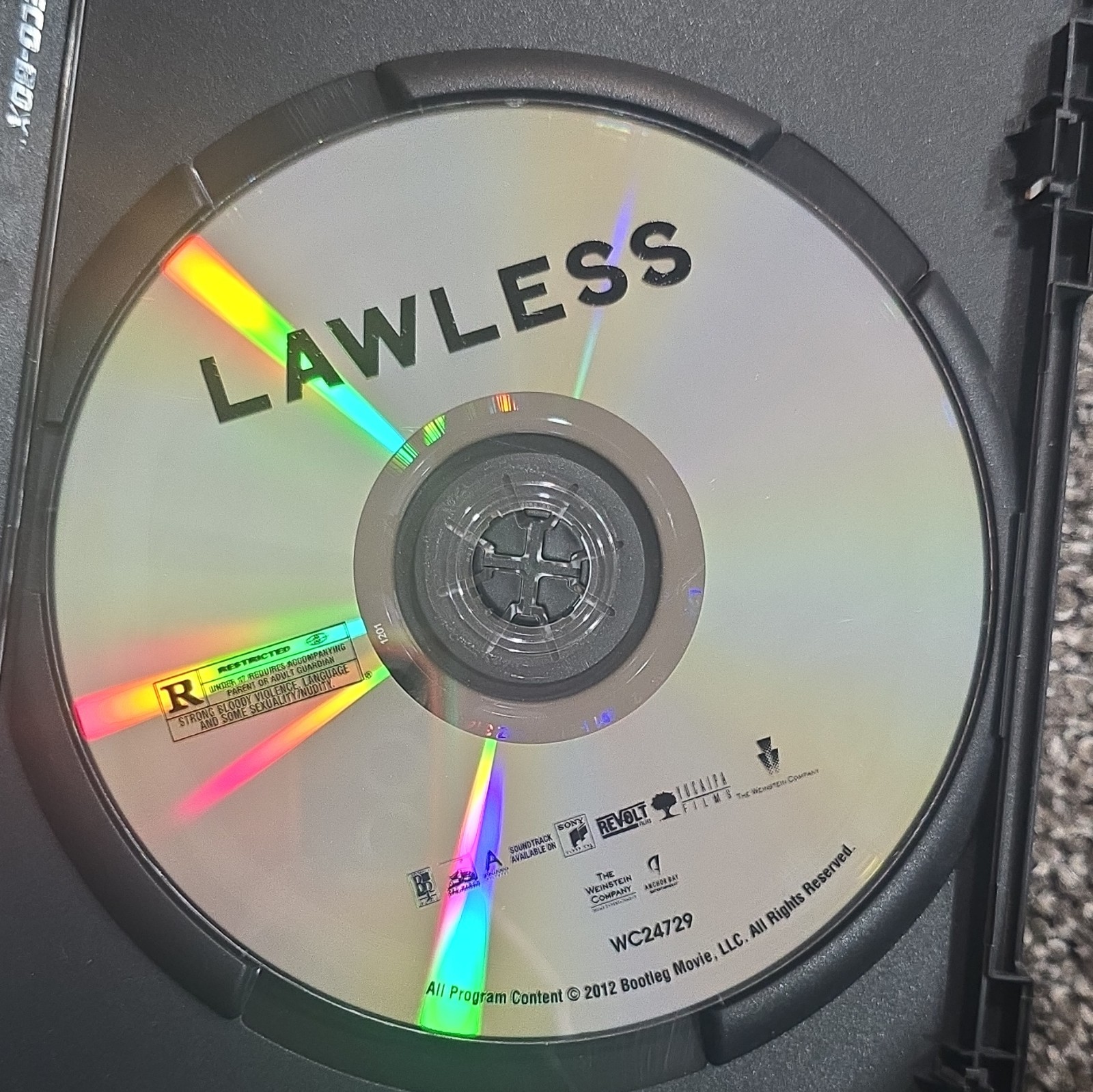Lawless (2012) DVD R Widescreen 116min Commentary Deleted Scenes Subtitles