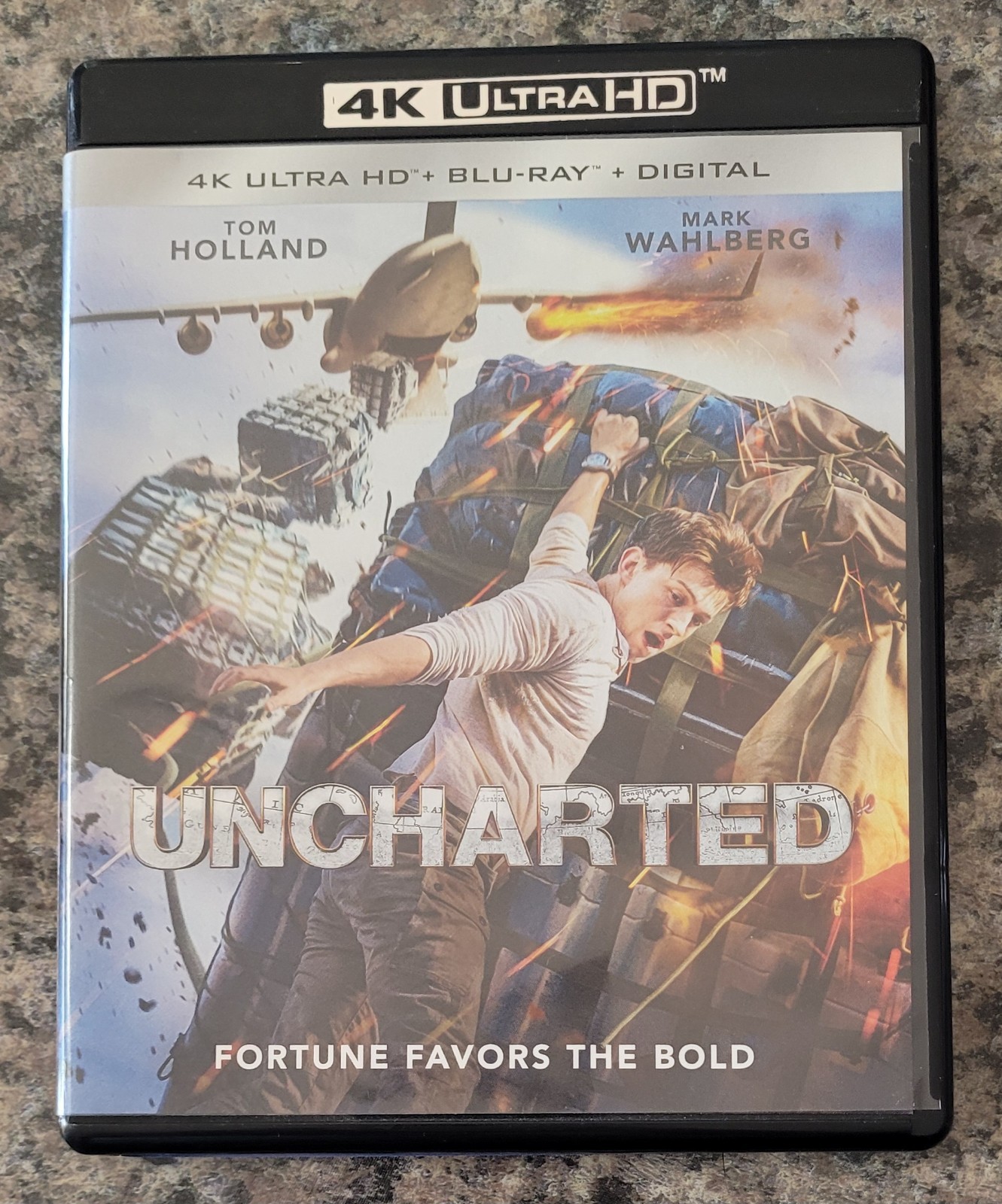 Tom Holland: Chaos Walking 2021 & Uncharted 2022 (4K Ultra HD + Blu ray)
