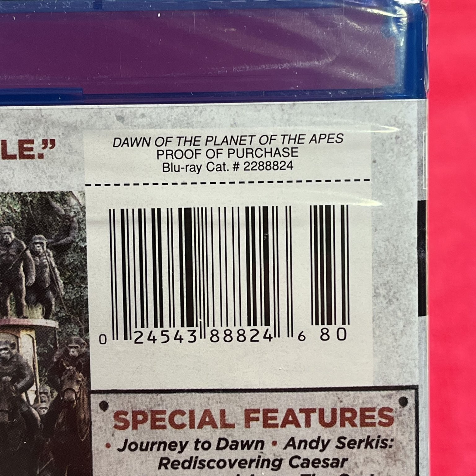 Dawn of the Planet of the Apes (Blu-ray, 2014) Andy Serkis Matt Reeves – NEW