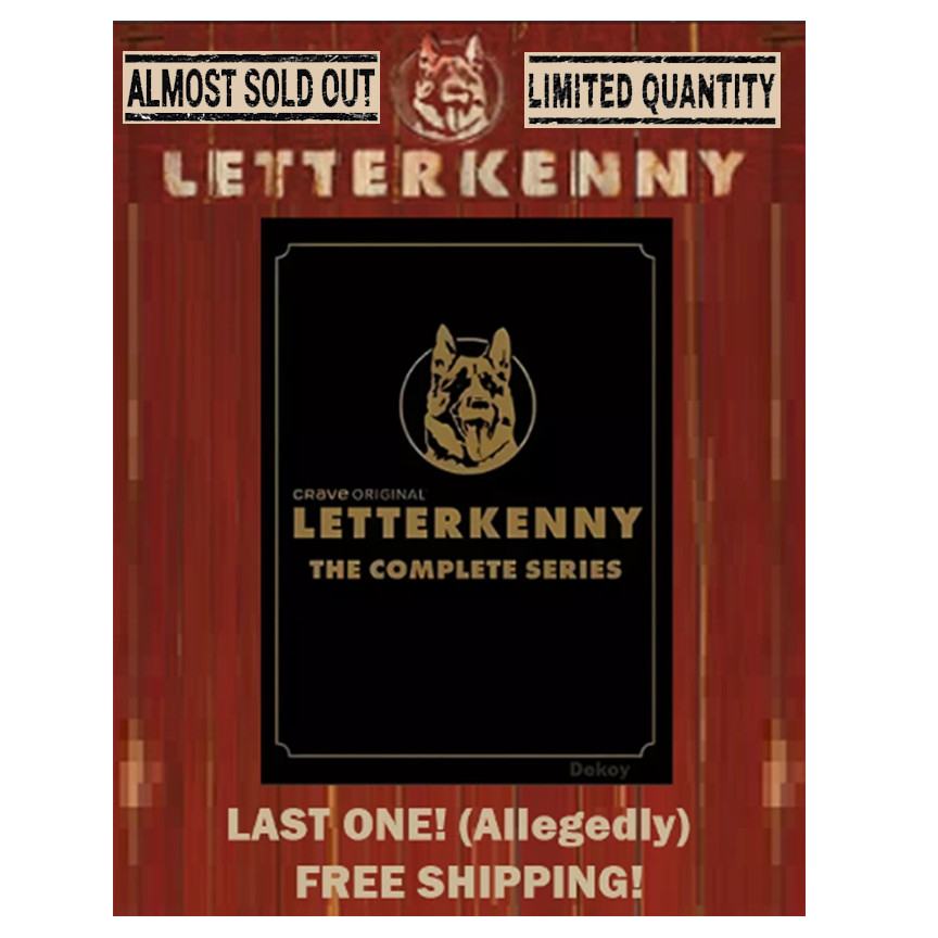 NEW Letterkenny Complete Seasons 1-12 [1 2 3 4 5 6 7 8 9 10 11 12 DVD] +7 Eps