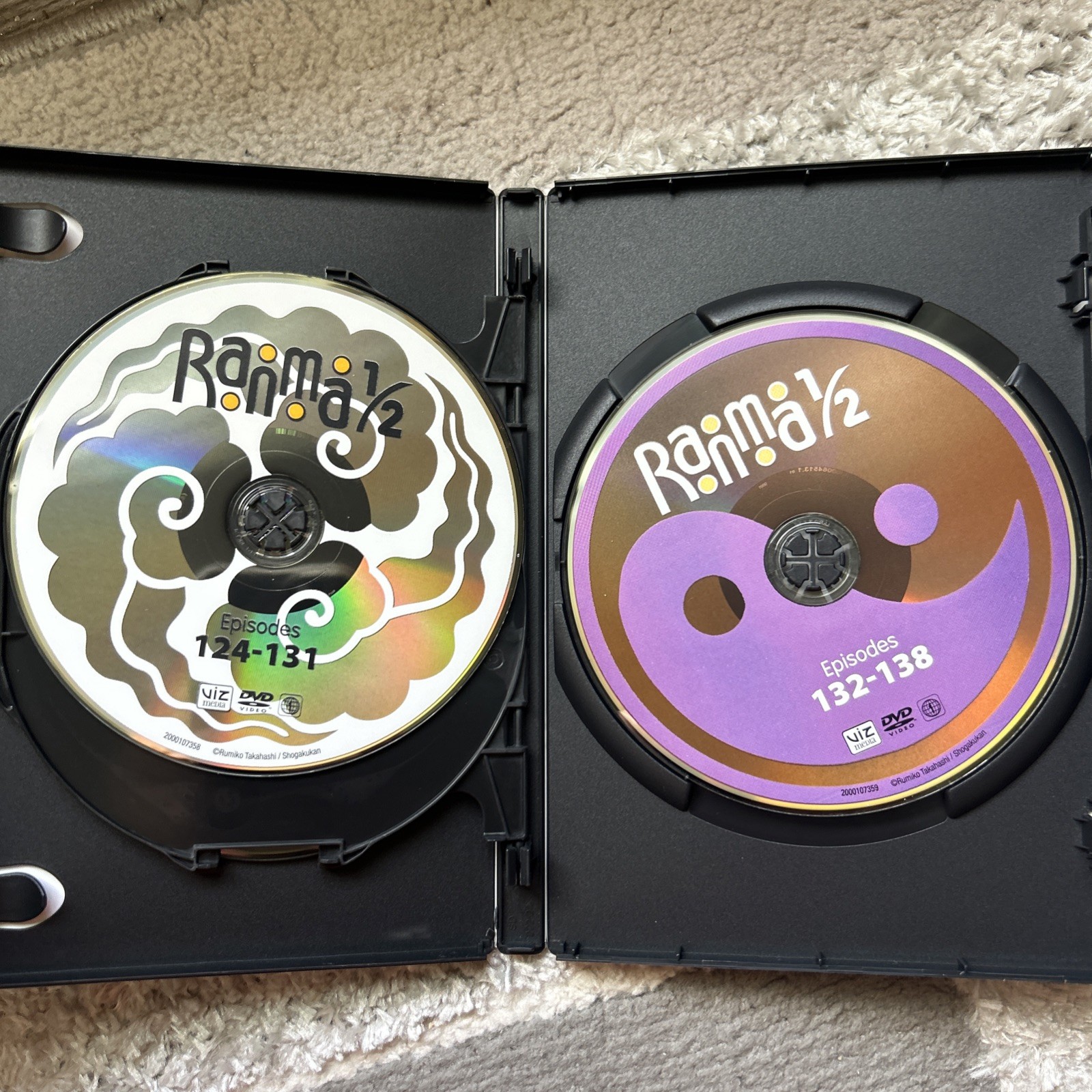 Ranma 1 / 2 TV Series Set 6 & 7 DVD Anime Episodes 116-161 VG Free Shipping