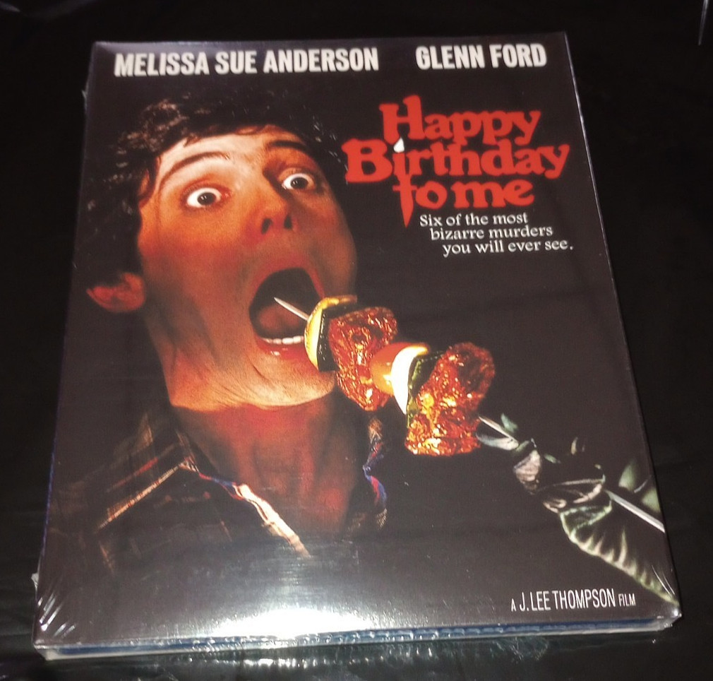 Happy Birthday to Me Blu-ray (1981) Slasher Melissa Sue Anderson w/ SLIPCOVER !