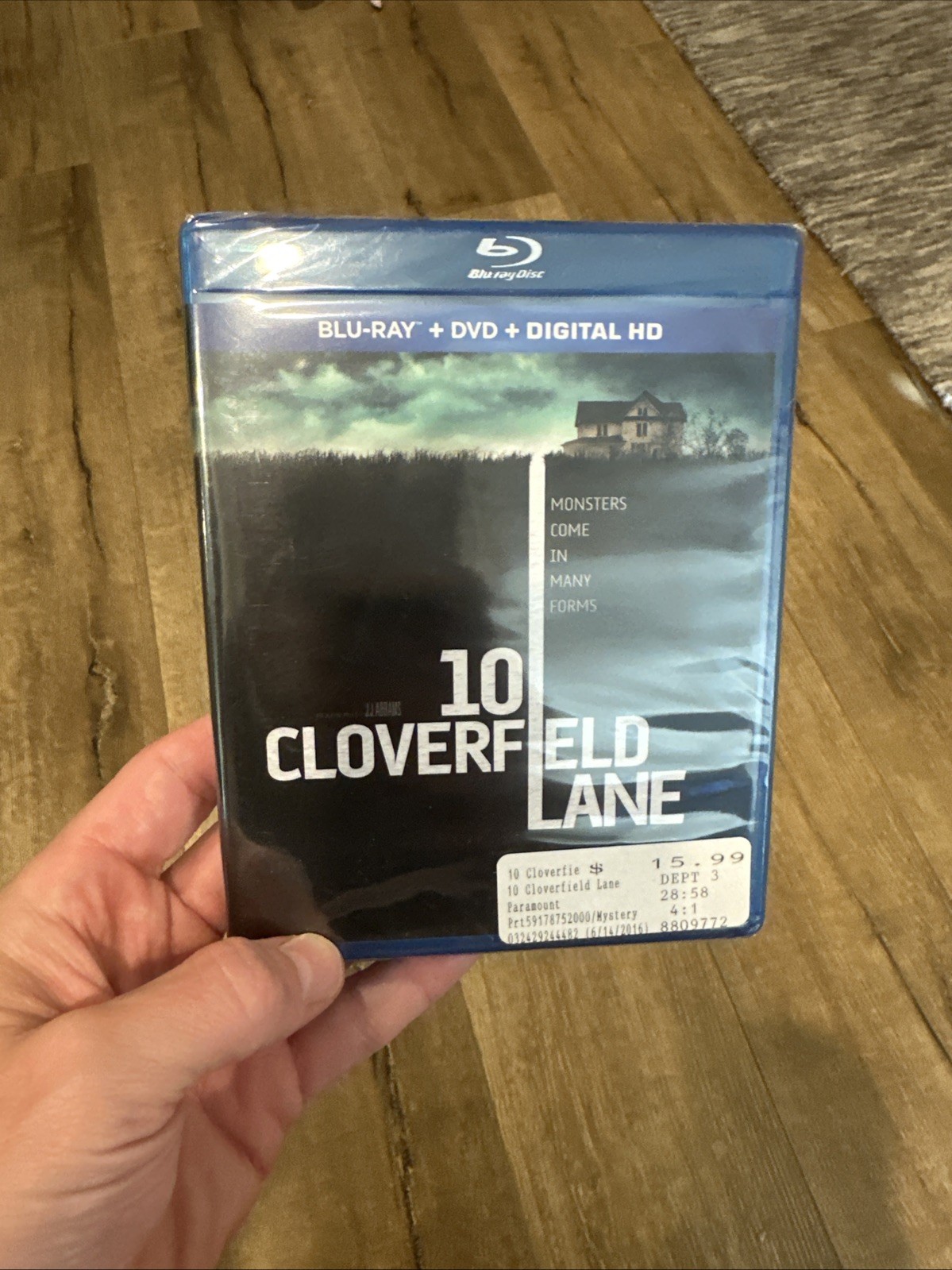 10 Cloverfield Lane (Blu-ray/DVD Combo, 2016) Digital May Be Expired