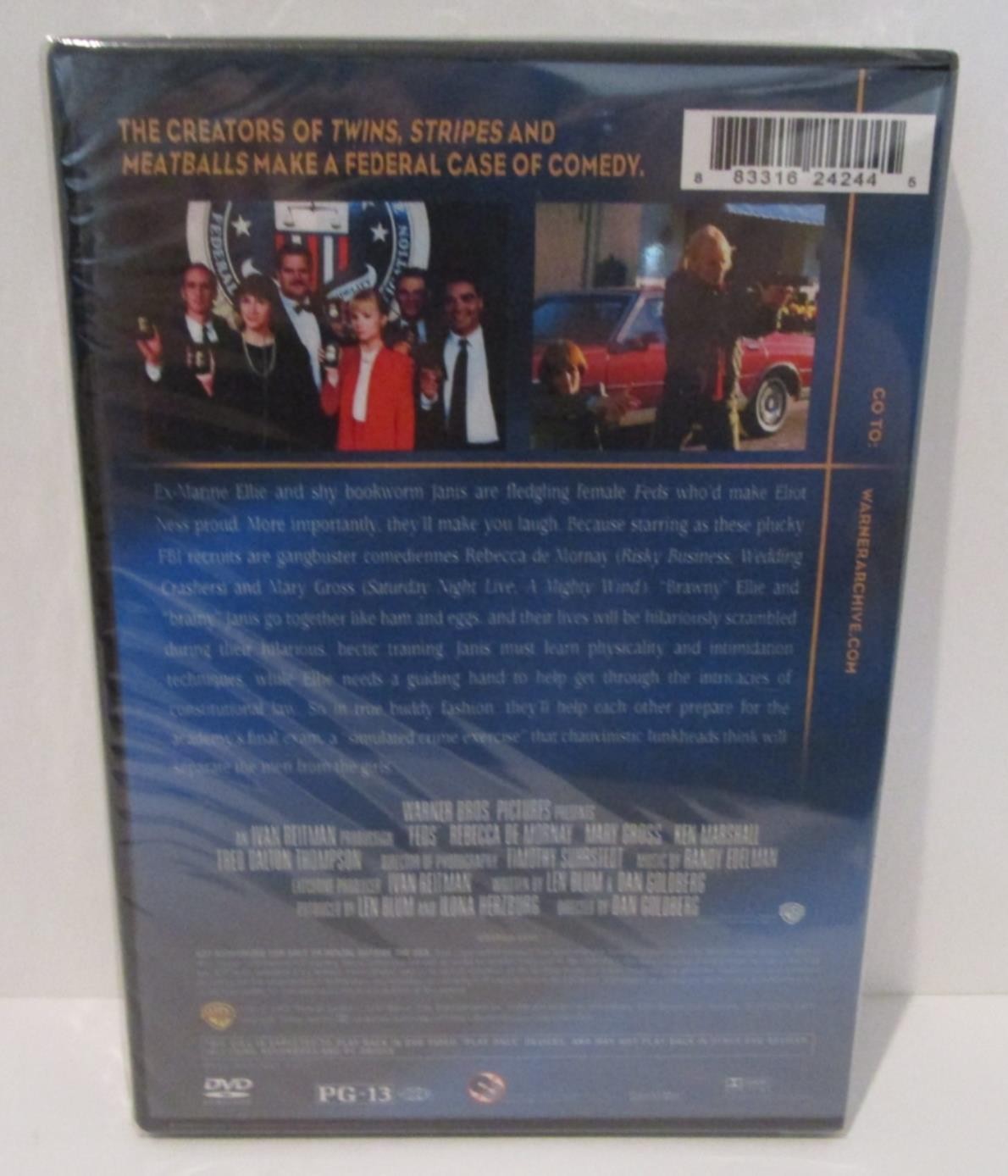 FEDS DVD 1988 Rebecca De Mornay Mary Gross Ken Marshall