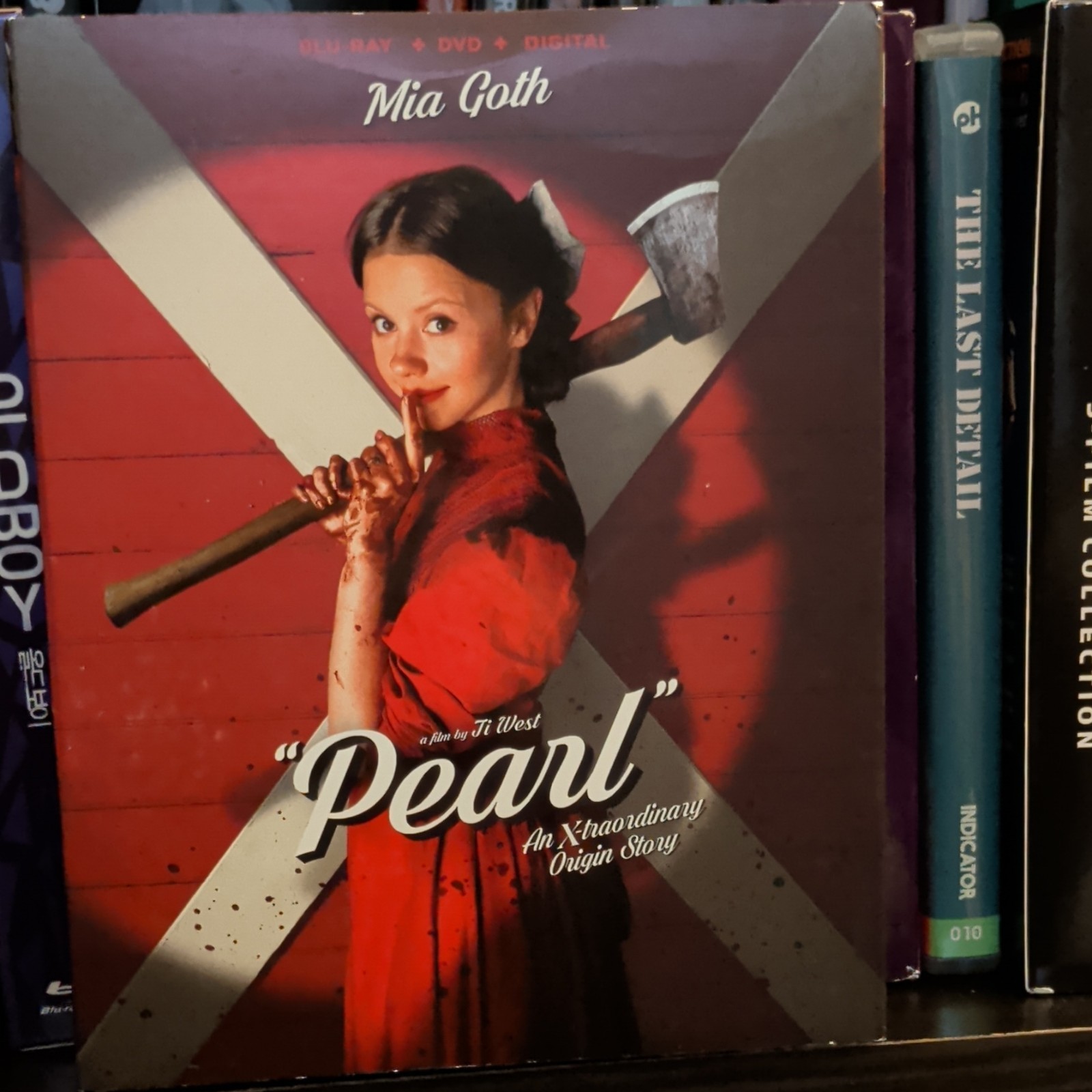 LIONSGATE Pearl Blu-ray DVD Digital Mia Goth Ti West Horror Movie brand New,