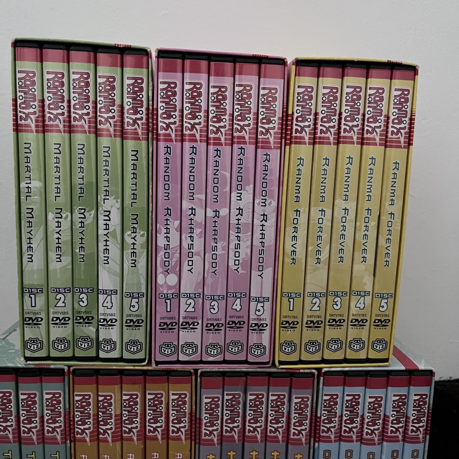 Ranma 1/2 Complete Collection DVD Box Sets Seasons 1-7 Movies 1 2 3 4 5 6 7