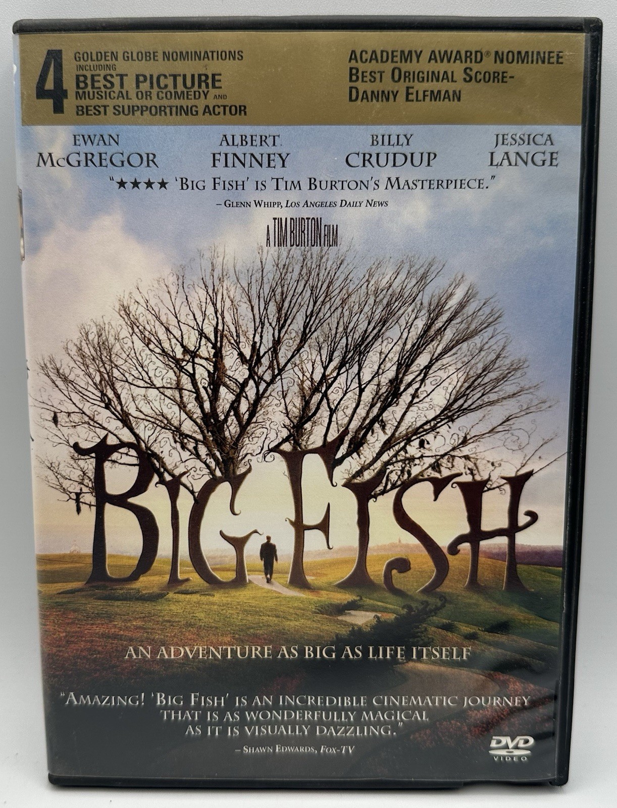 Big Fish DVD Widescreen Ewan McGregor Albert Finney Billy Crudup Jessica Lange