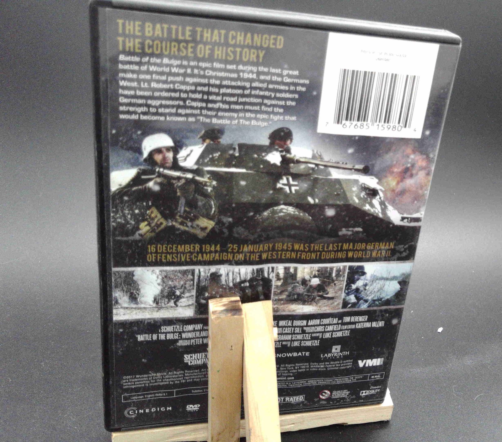 Battle of the Bulge: Wunderland (DVD, 2017) Tom Berenger, Steven Luke [VG]