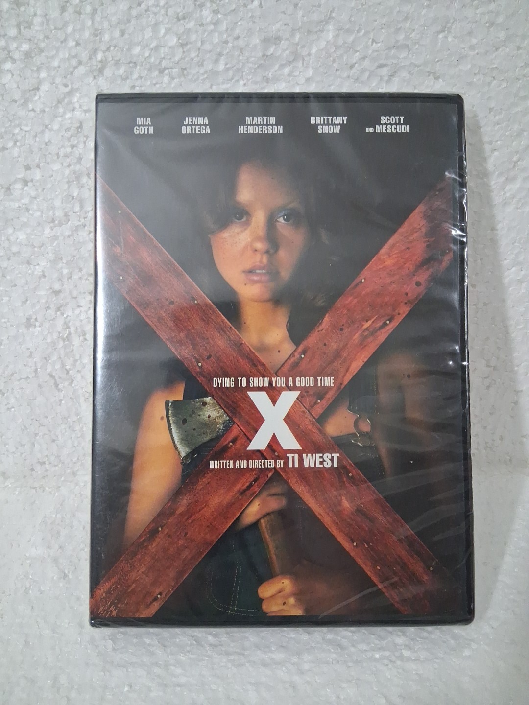 X (DVD, 2022) Mia Goth & Jenna Ortega, Brand New Sealed