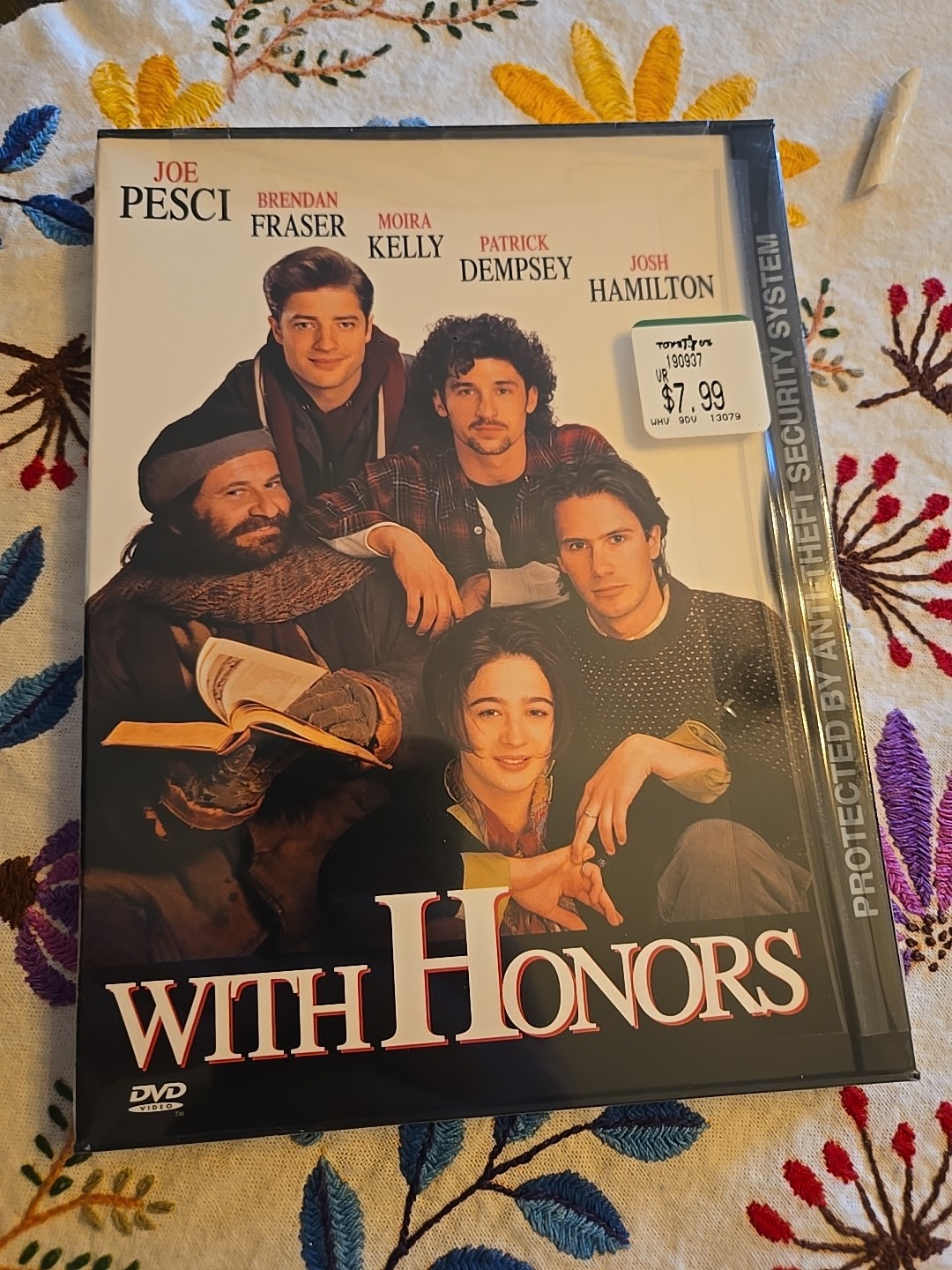 With Honors (DVD) SEALED Patrick Dempsey Joe Resci Brendan Fraser Moira Kelly