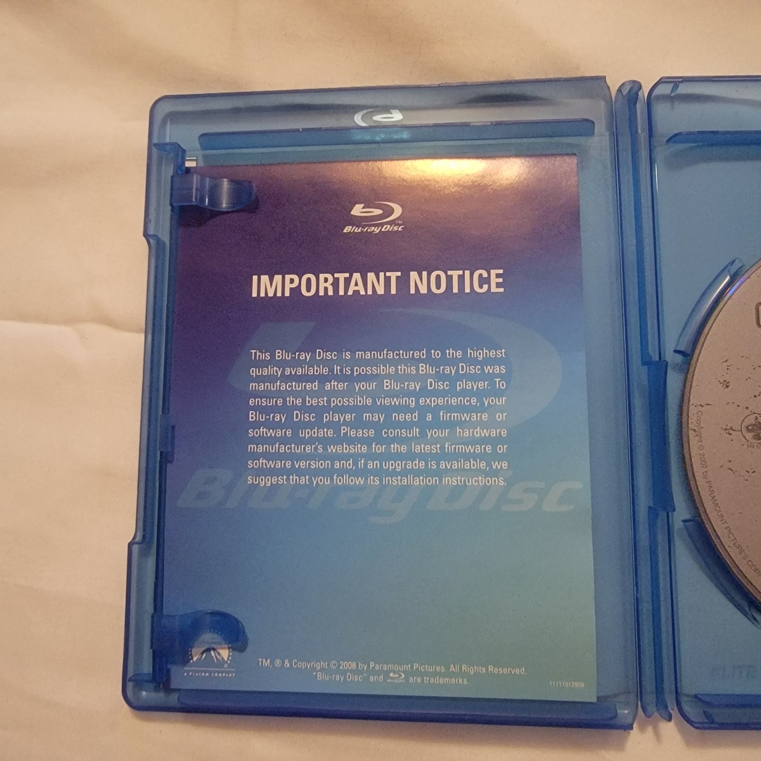 Cloverfield Blu-ray 2008 Director Matt Reeves J.J. Abrams Special Features