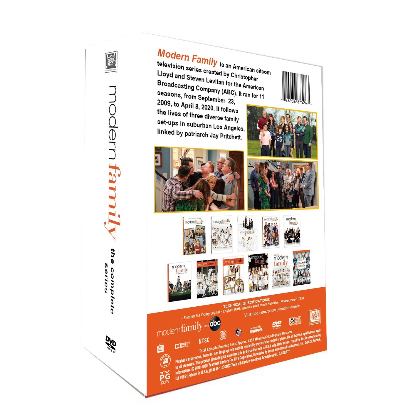 Modern Family: The Complete Series Seasons 1-11 (DVD 34-Discs Box Set)