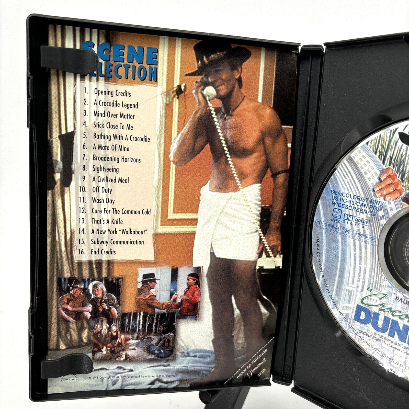Crocodile Dundee DVD 1986 Widescreen Paul Hogan Region 1 US/Canada Excellent