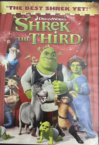 Shrek The Third DVD Full Screen Edition with Special Features DreamWorks
