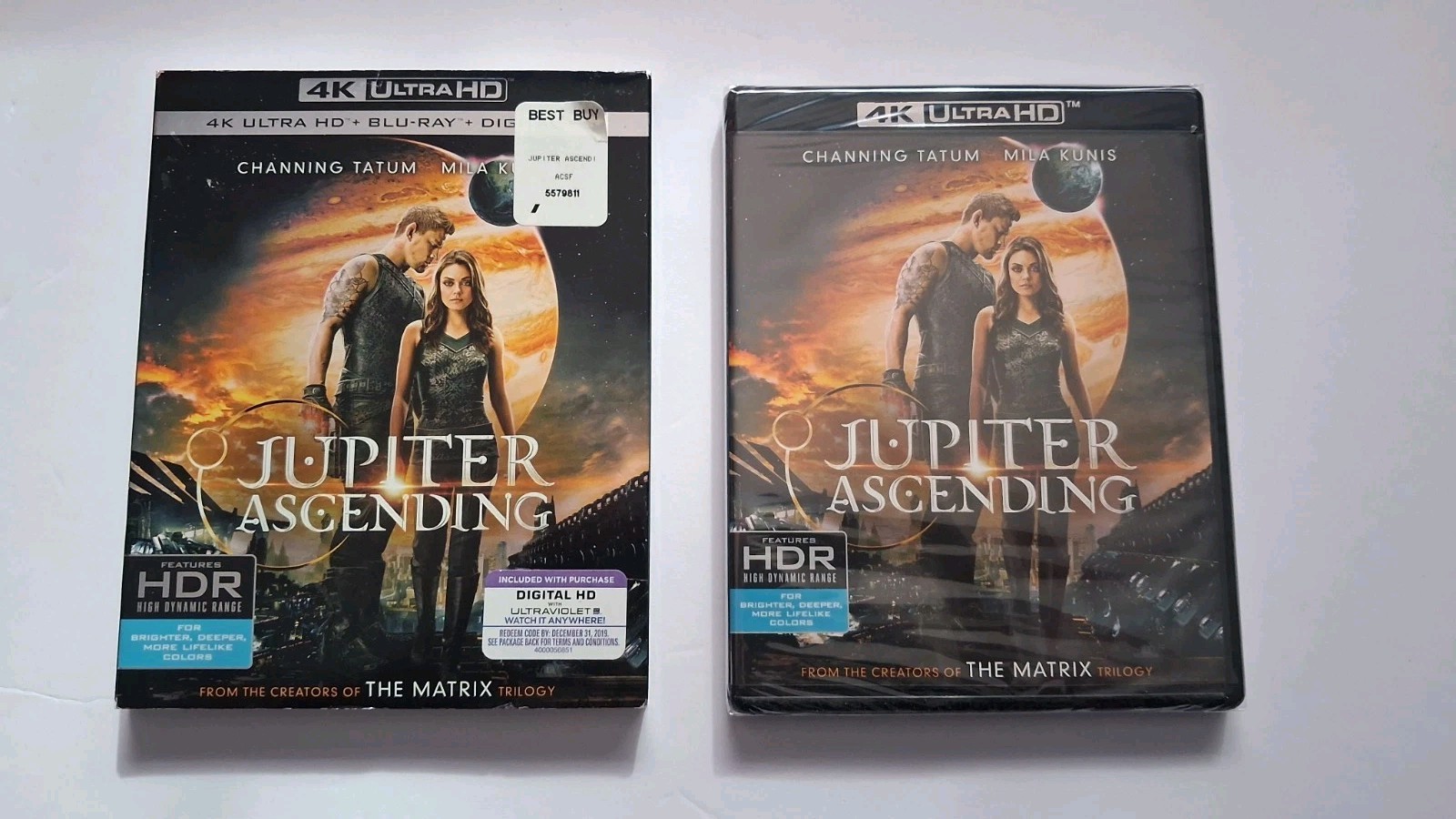 Jupiter Ascending (2015) 4K Ultra HD Blu-ray 2-Disc US Release w/Channing Tatum