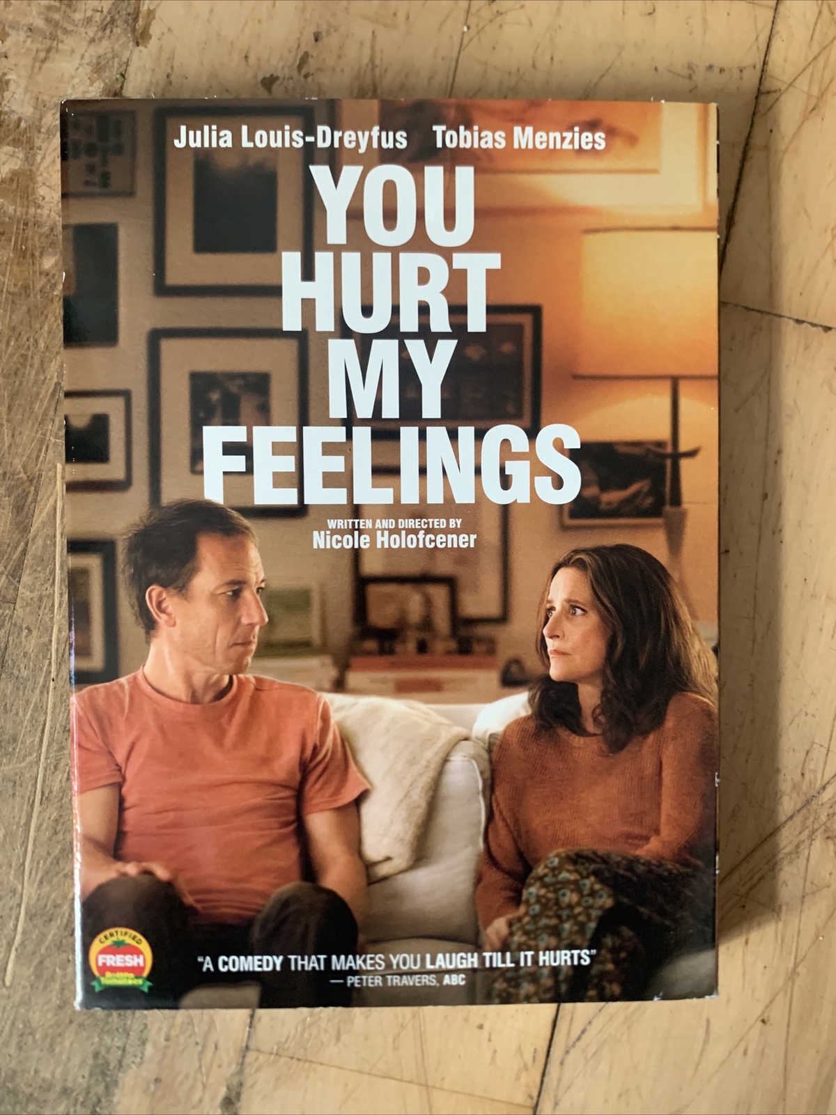 You Hurt My Feelings (DVD 2023) Julia Louis-Dreyfus Tobias Menzies w/ Slip