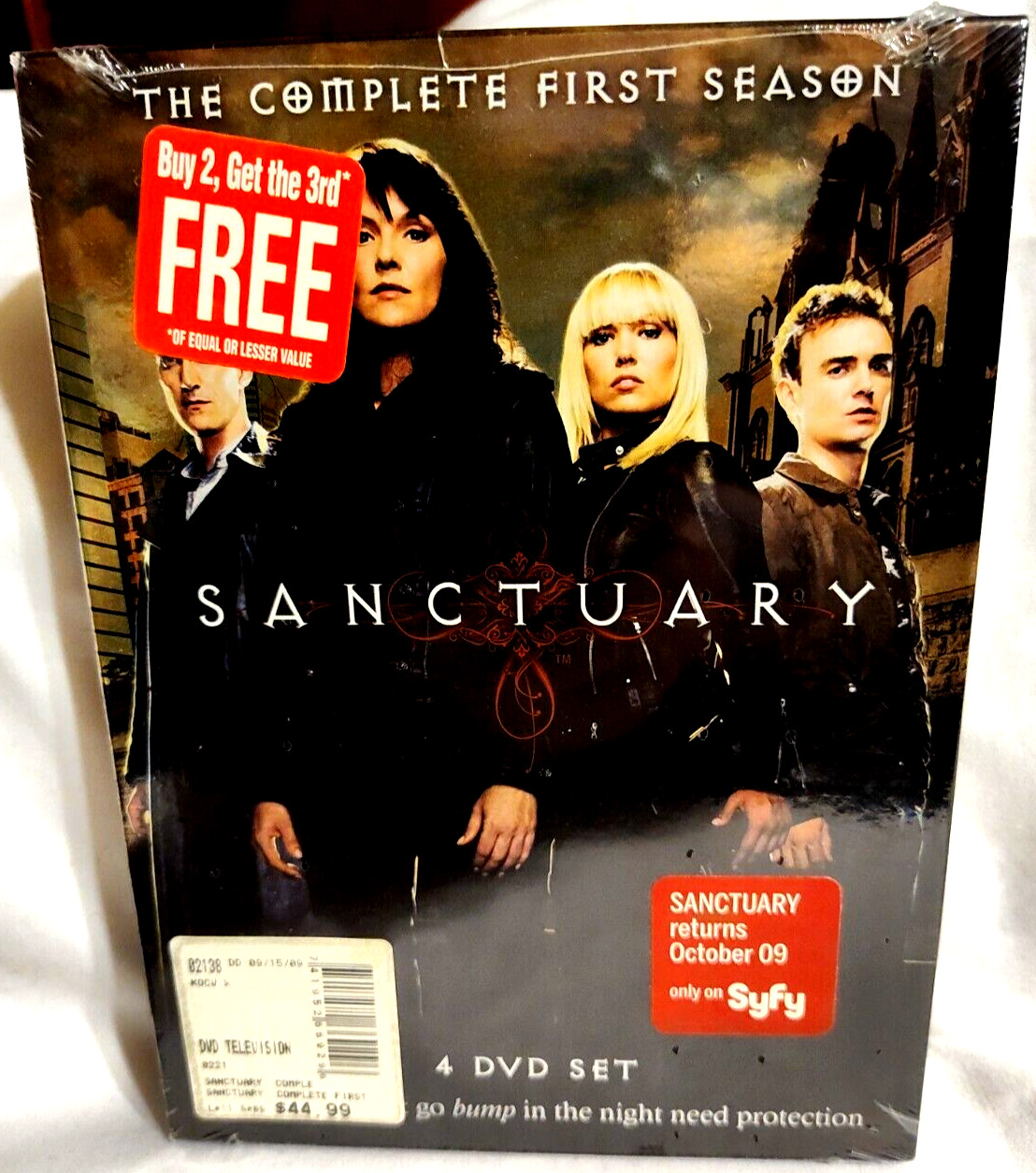 Sanctuary DVD Complete First Season 1 Region 1 US / Canada 585 min 4 Discs 13 Ep