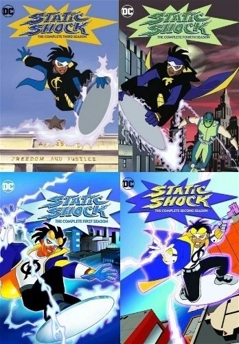 STATIC SHOCK COMPLETE TV SERIES SEASONS 1-4 DVD New US SELLER