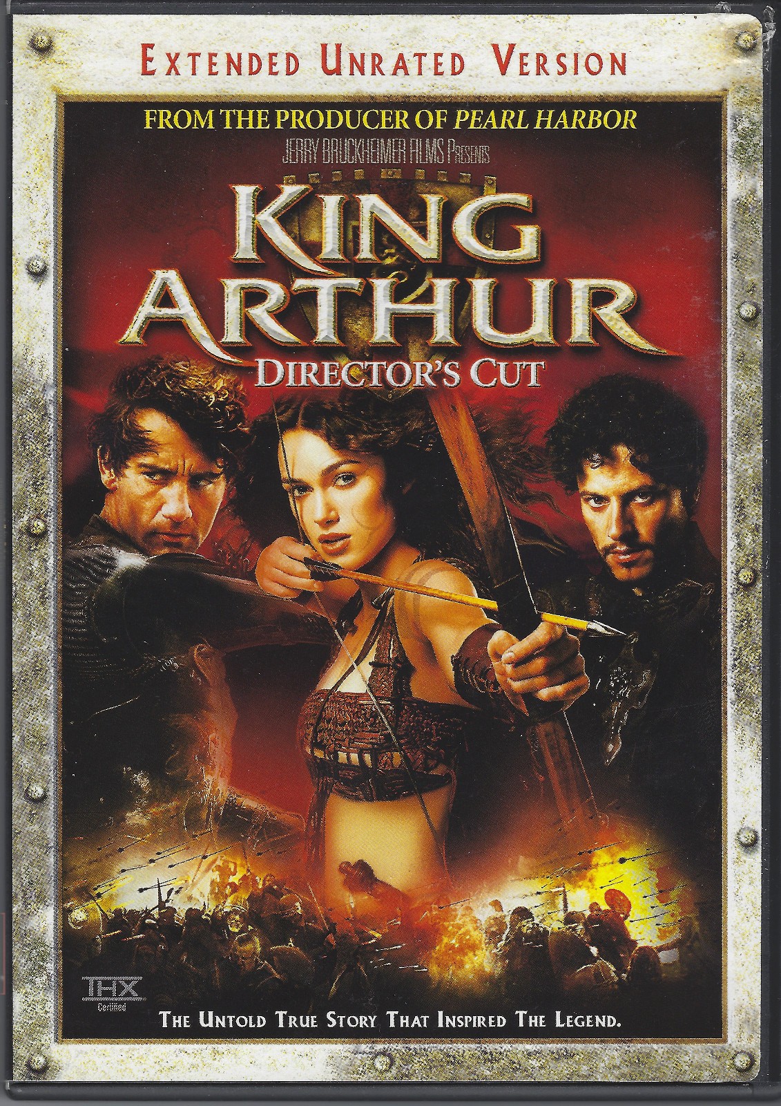 Disney KING ARTHUR DVD Touchstone 2004 Movie Directors Cut Ext NR Keira Knightly