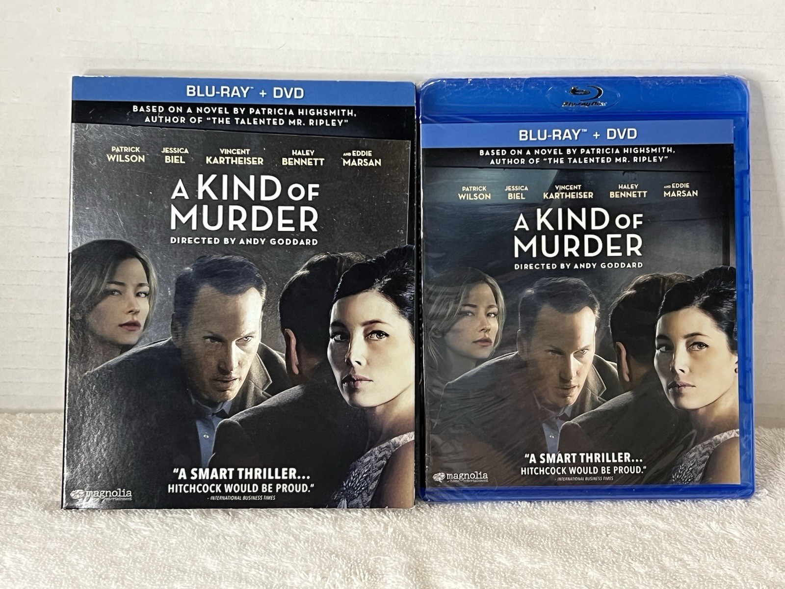 A Kind Of Murder Blu-Ray + DVD Jessica Biel/Patrick Wilson Magnolia 2017 New