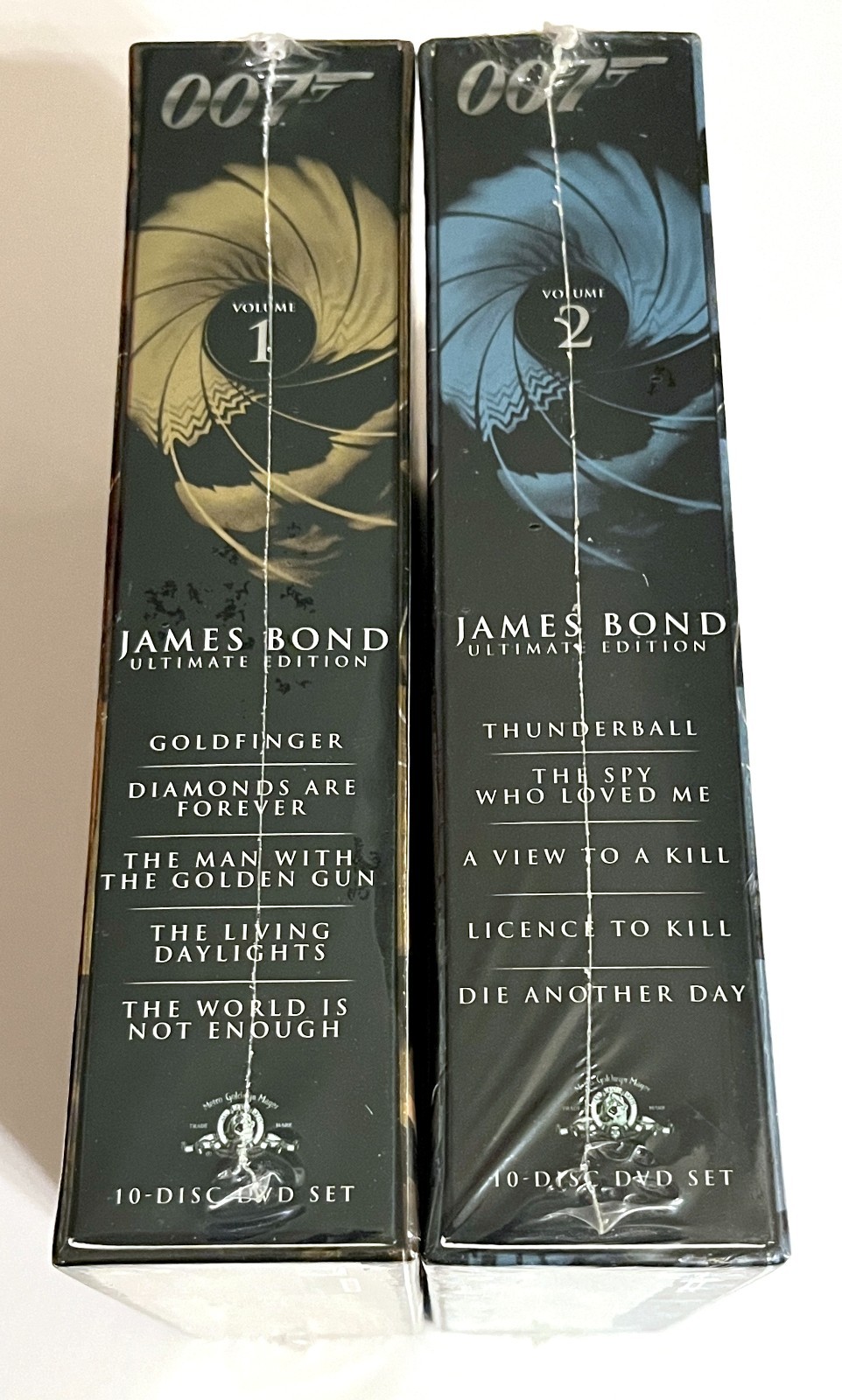 New – JAMES BOND ULTIMATE EDITION DVD Lot Volumes 1 & 2 Goldfinger Thundereball+