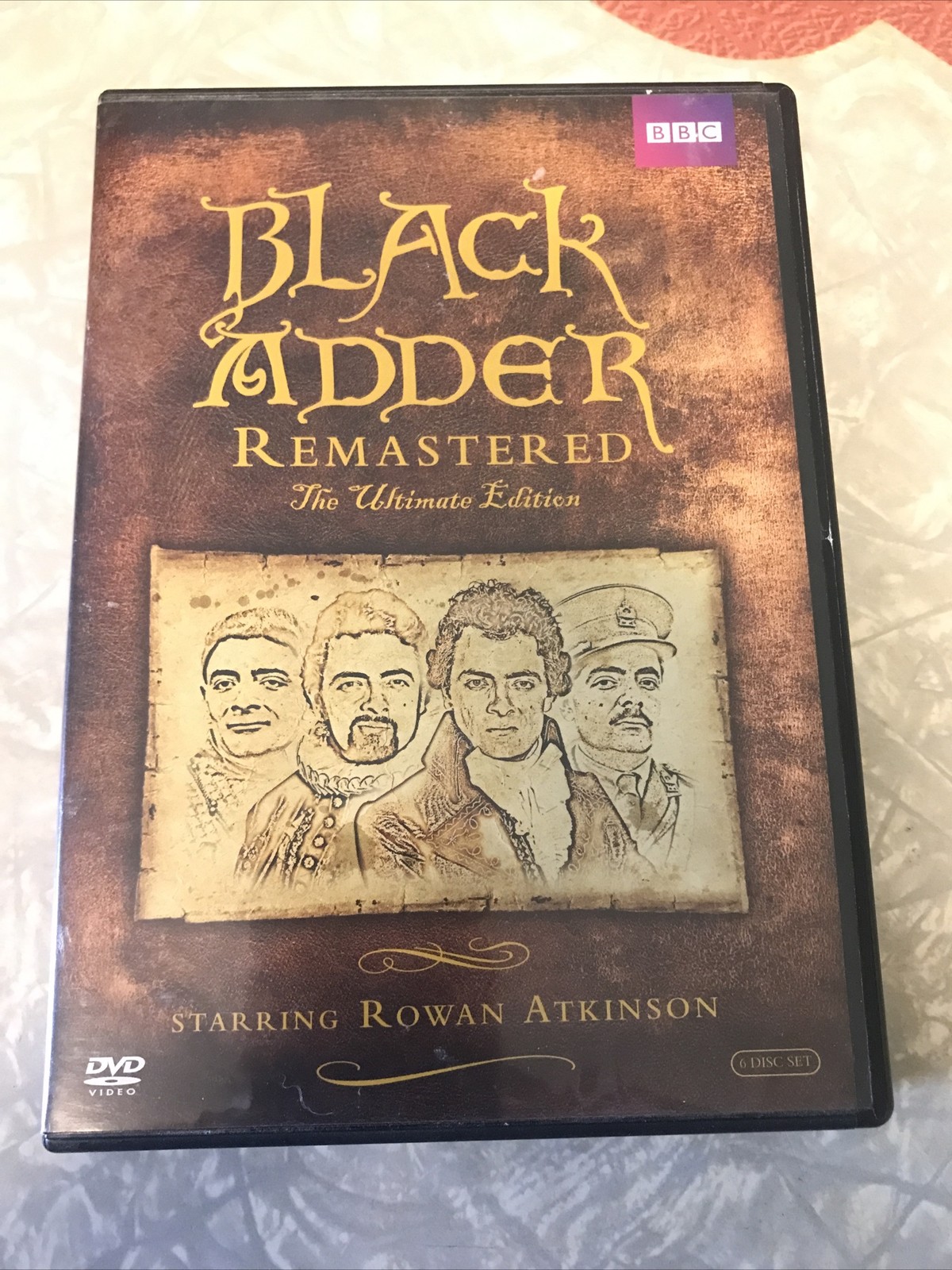 Black Adder: the Ultimate Edition (Remastered) (DVD) BBC Rowan Atkinson 6 Disc